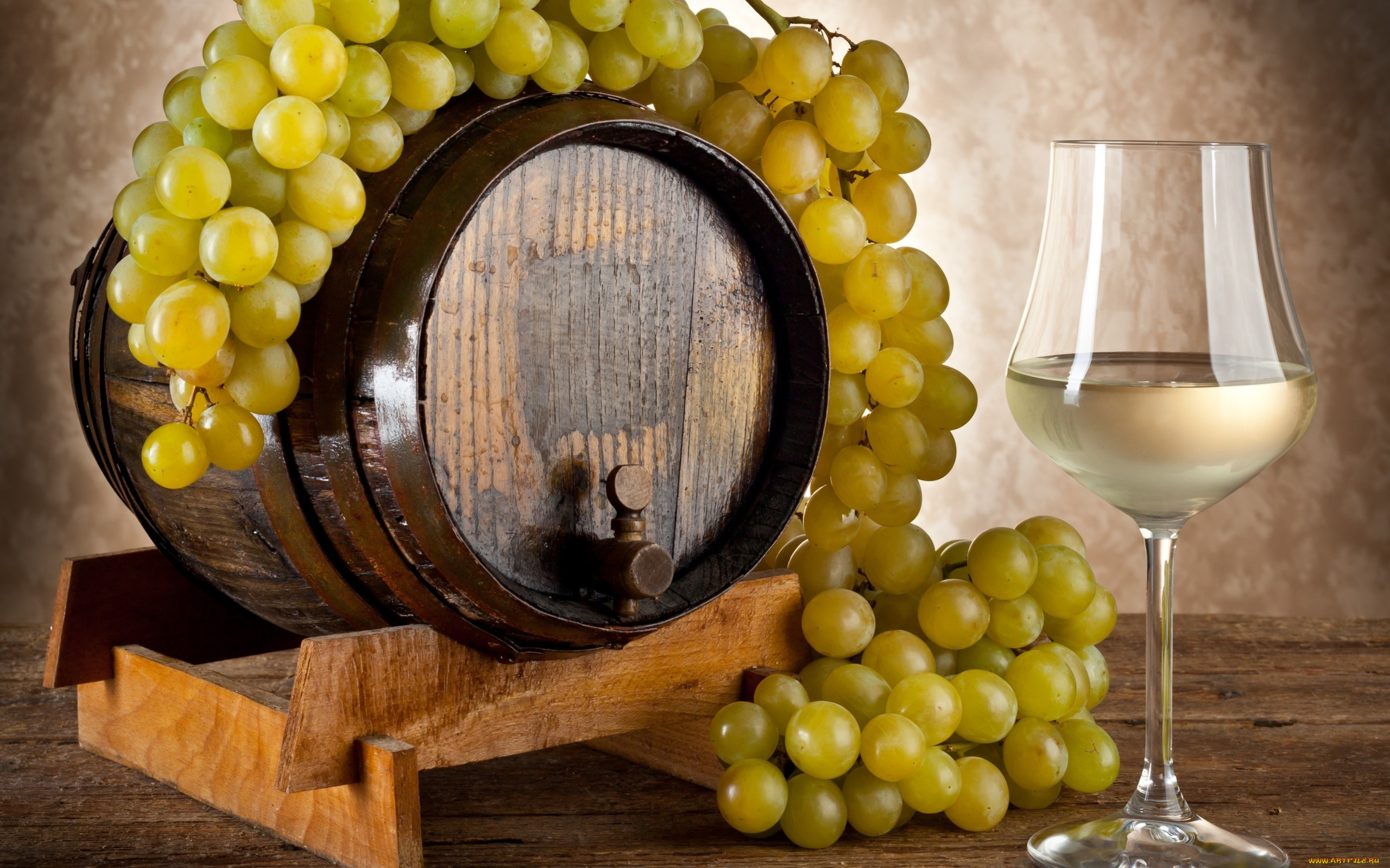 еда, напитки, вино, виноград, бокал, бочонок
