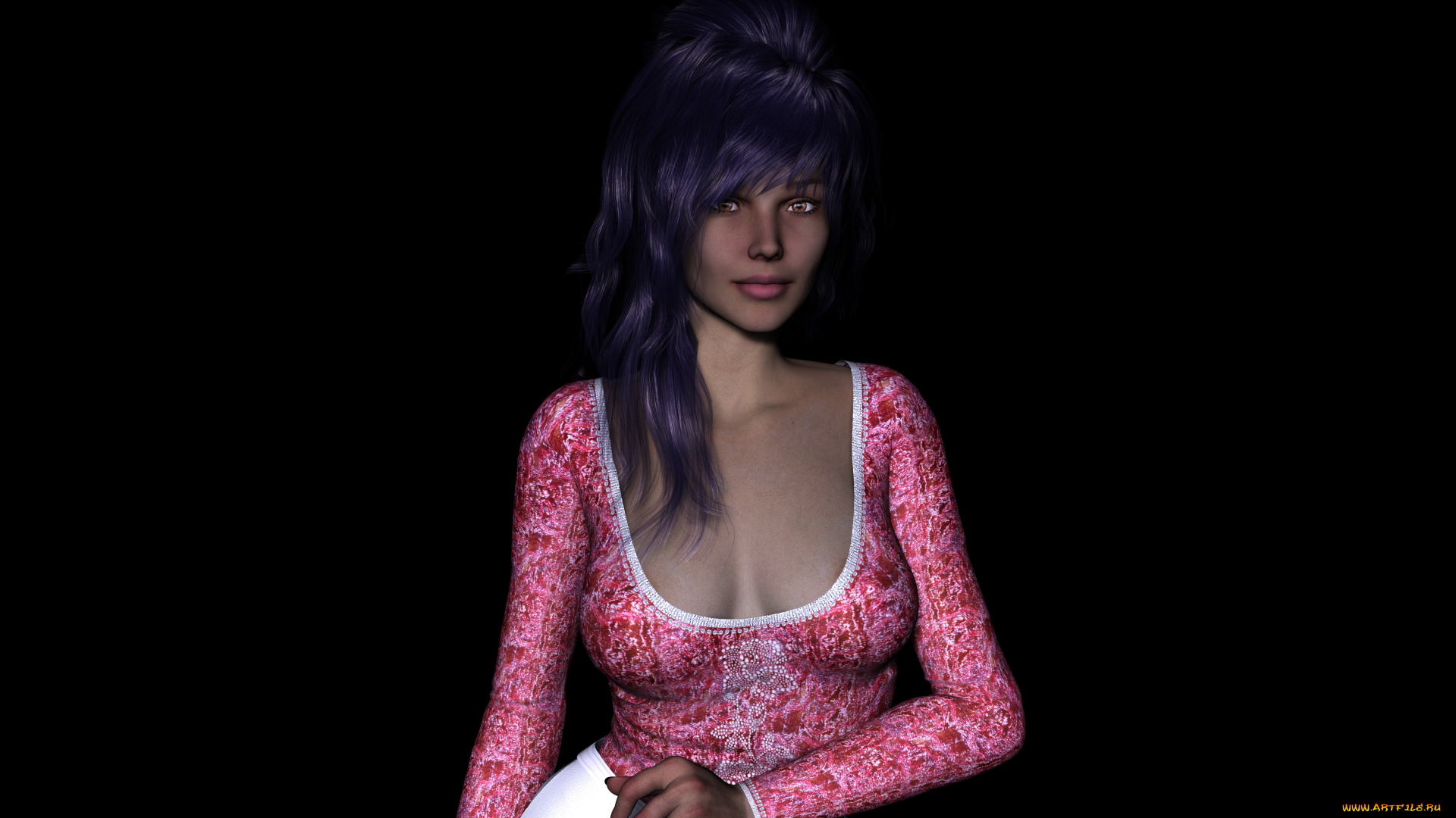 3д, графика, people, , люди, фон, взгляд, девушка