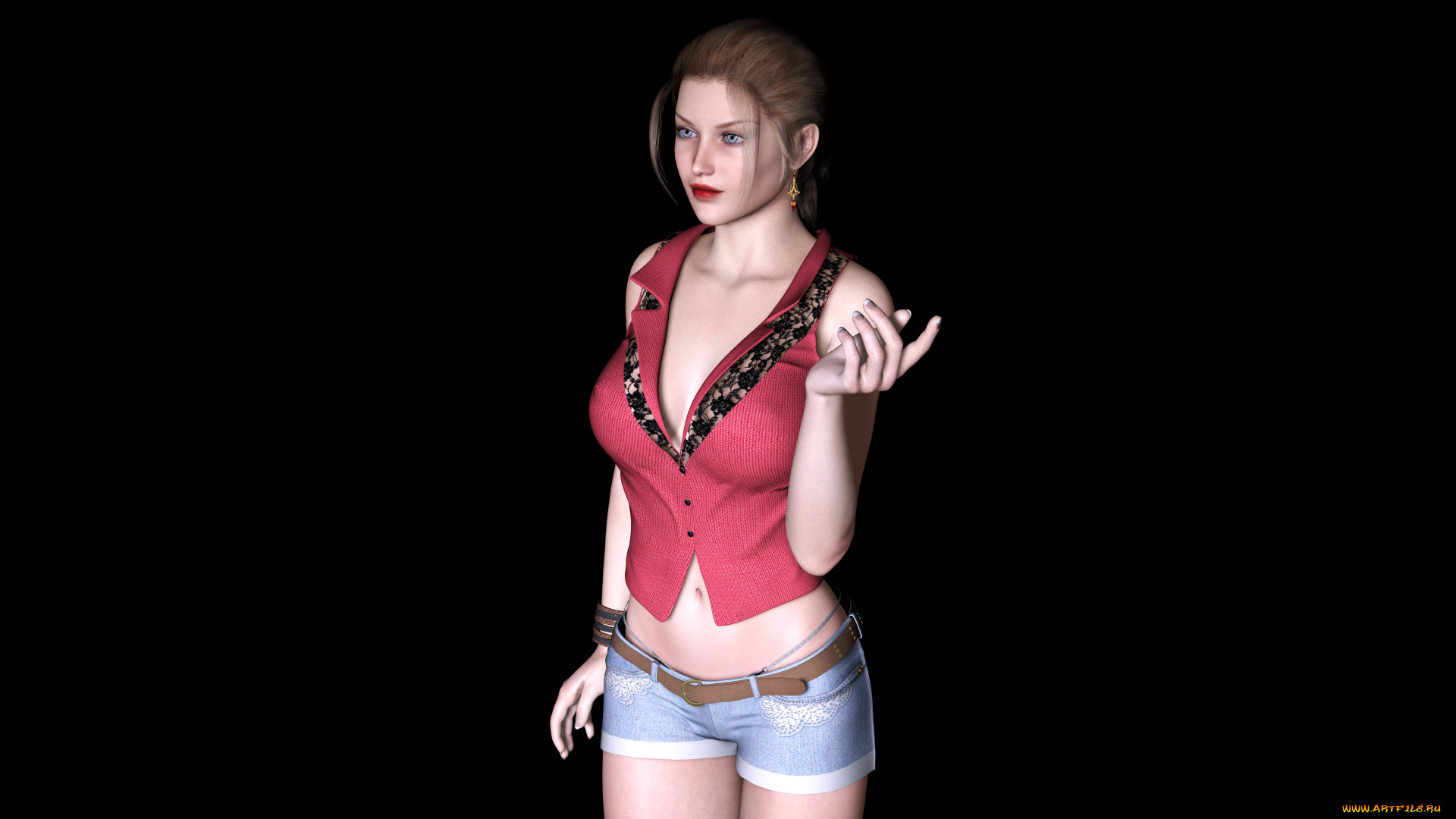 3д, графика, people, , люди, фон, взгляд, девушка