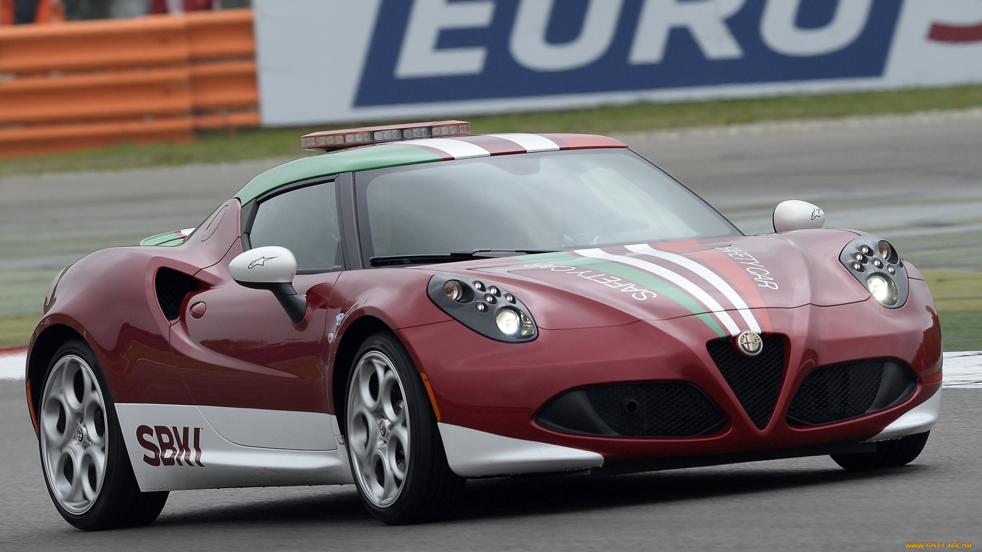 автомобили, alfa, romeo, car, красный, safety, sbk, 4c, alfa, romeo, 2014, 960
