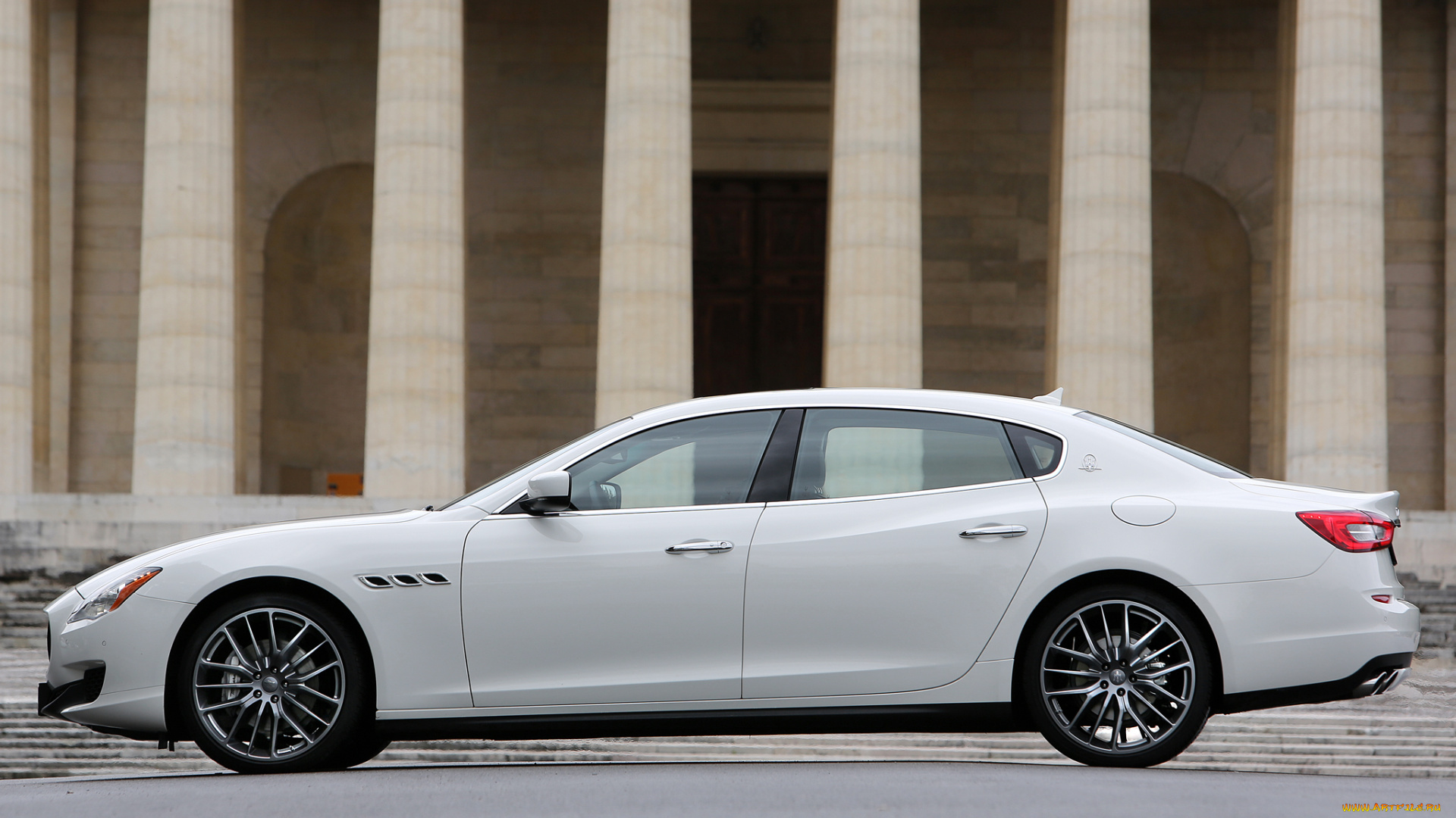автомобили, maserati, светлый, 2013г, quattroporte