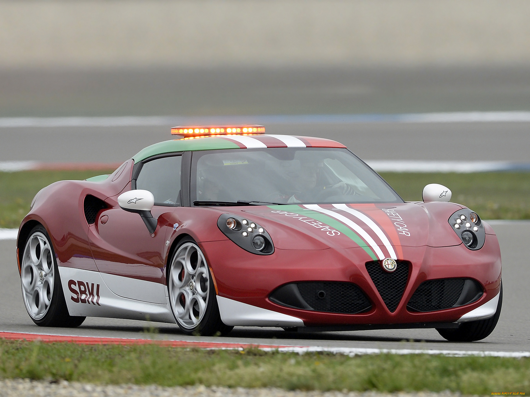автомобили, alfa, romeo, safety, alfa, romeo, sbk, 4c, красный, 2014, 960, car