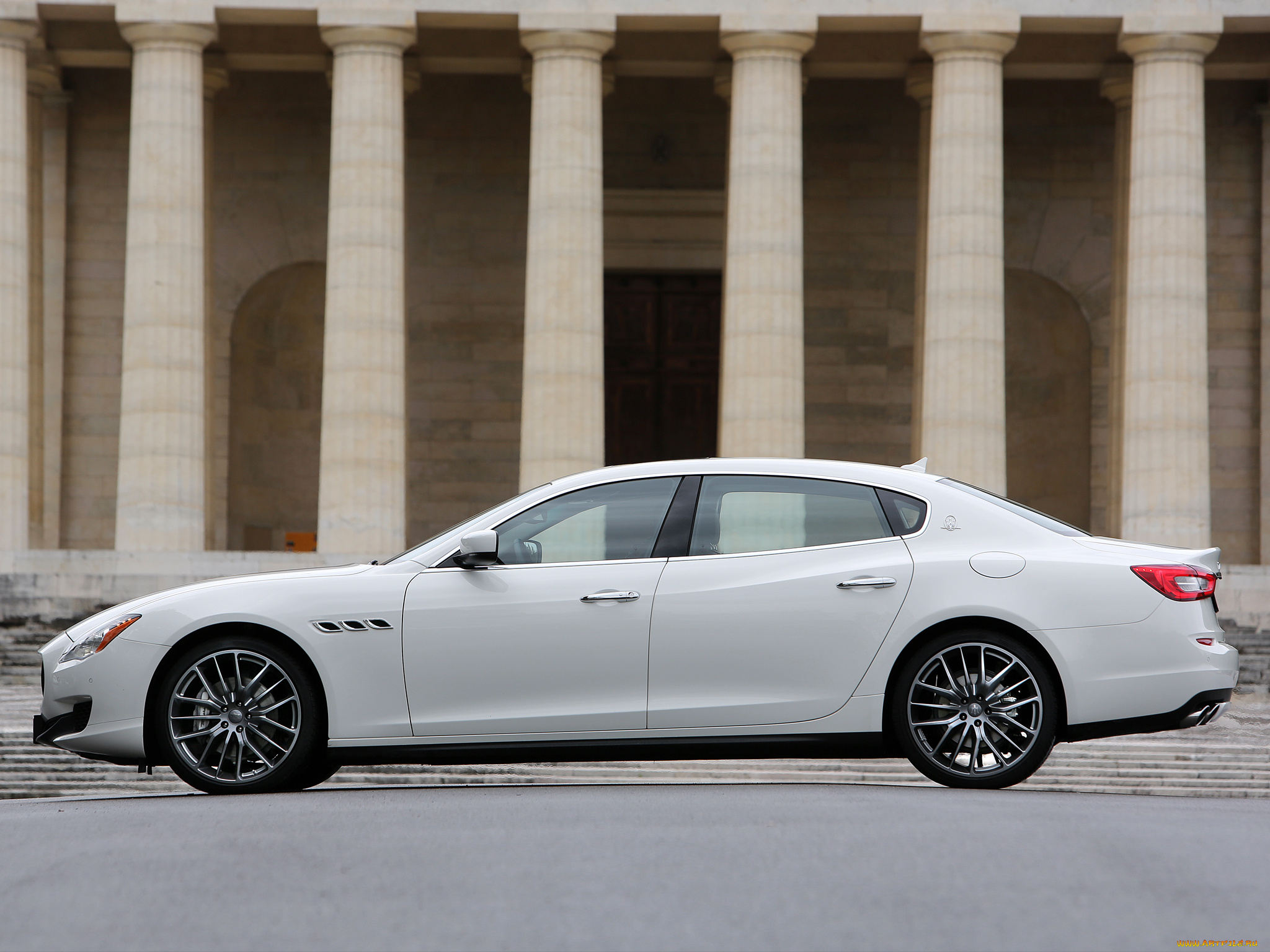 автомобили, maserati, светлый, 2013г, quattroporte