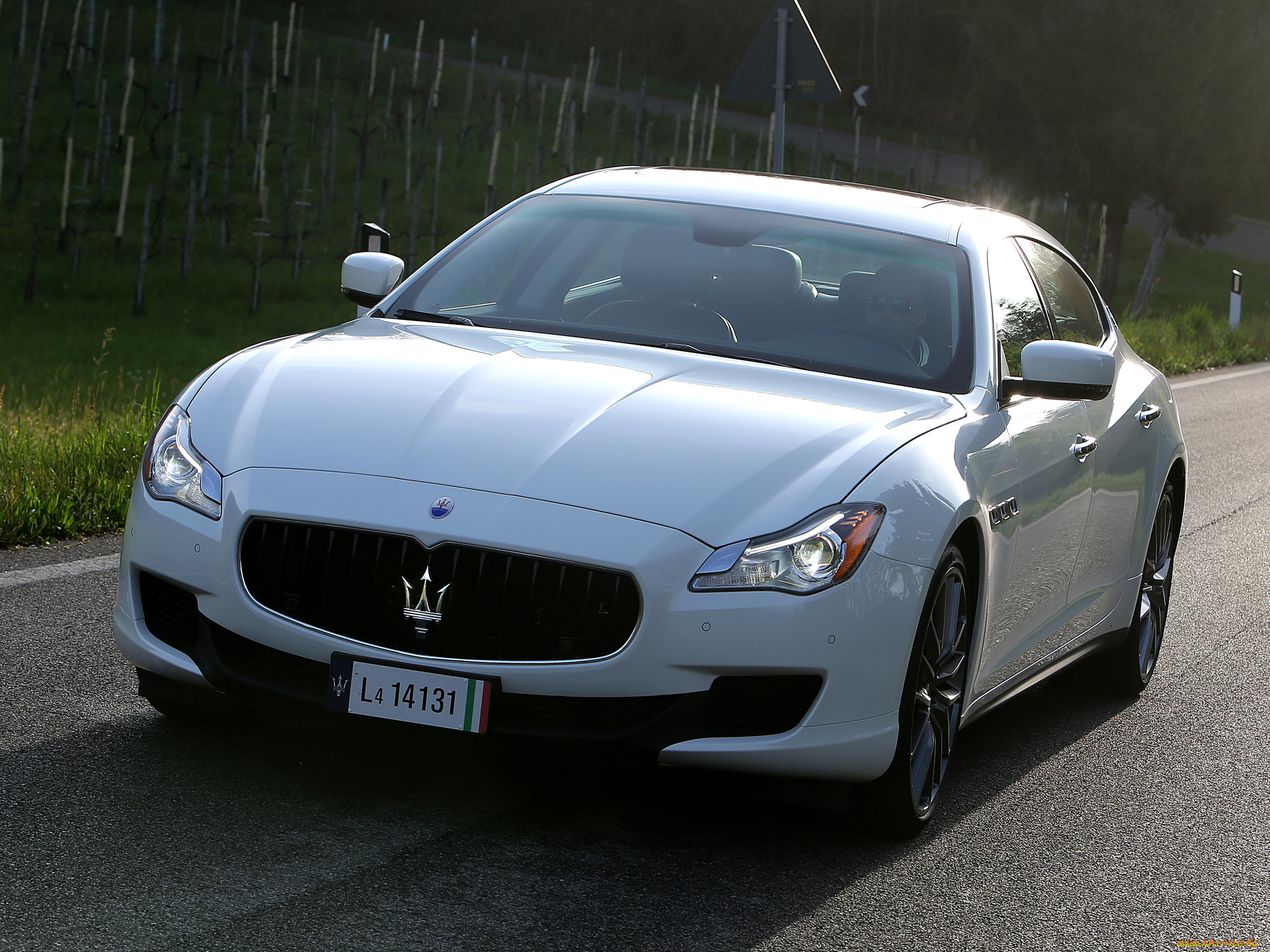автомобили, maserati, светлый, 2013г, quattroporte