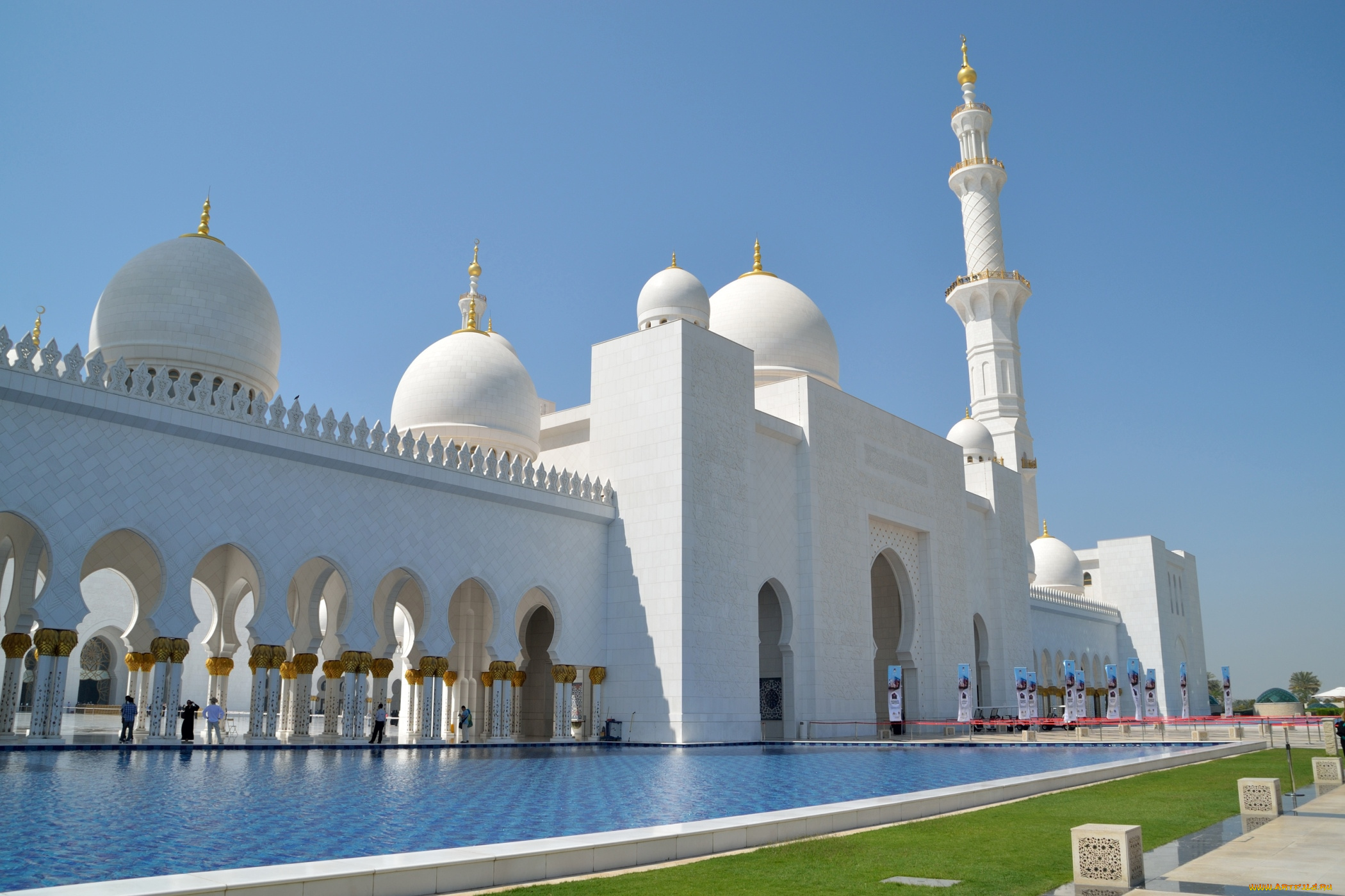 города, абу-даби, , оаэ, мечеть