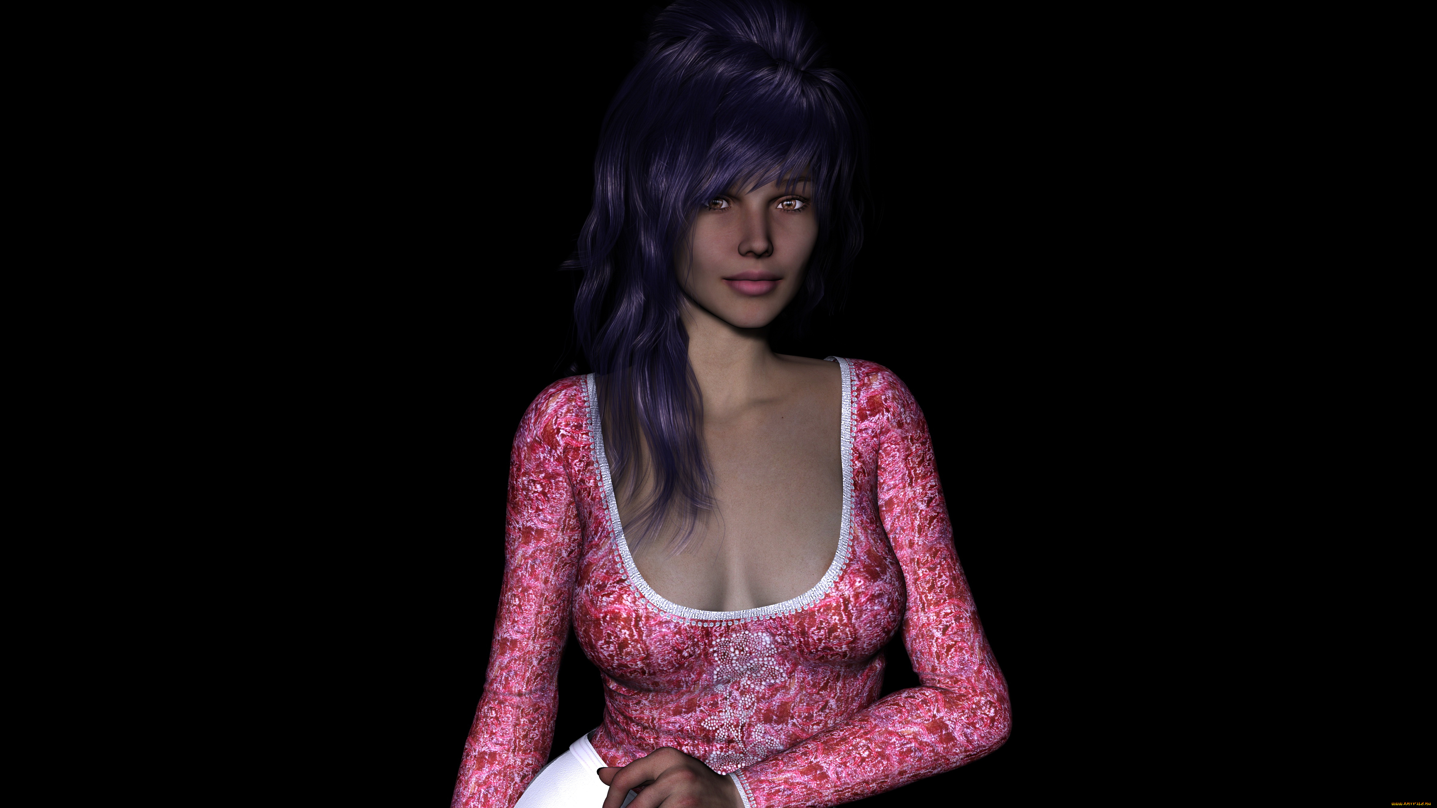 3д, графика, people, , люди, фон, взгляд, девушка