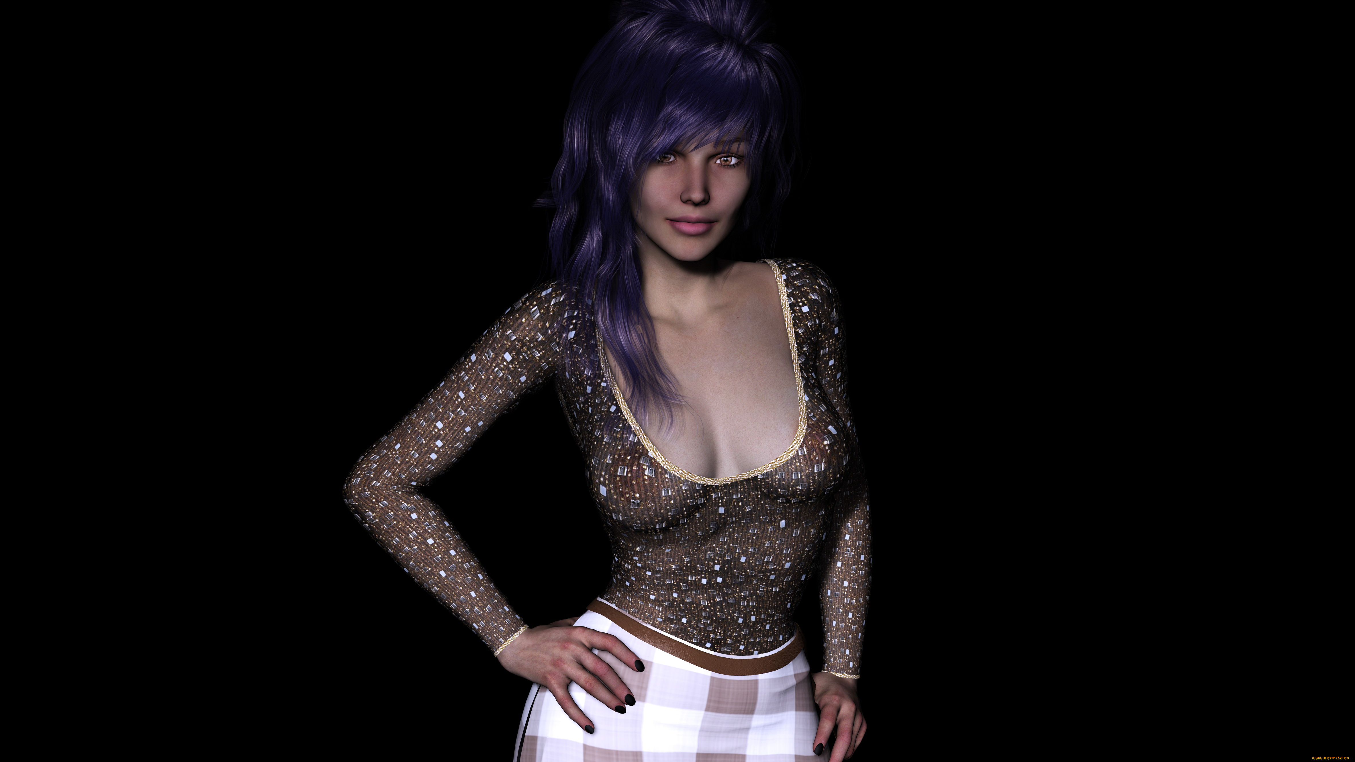 3д, графика, people, , люди, фон, взгляд, девушка