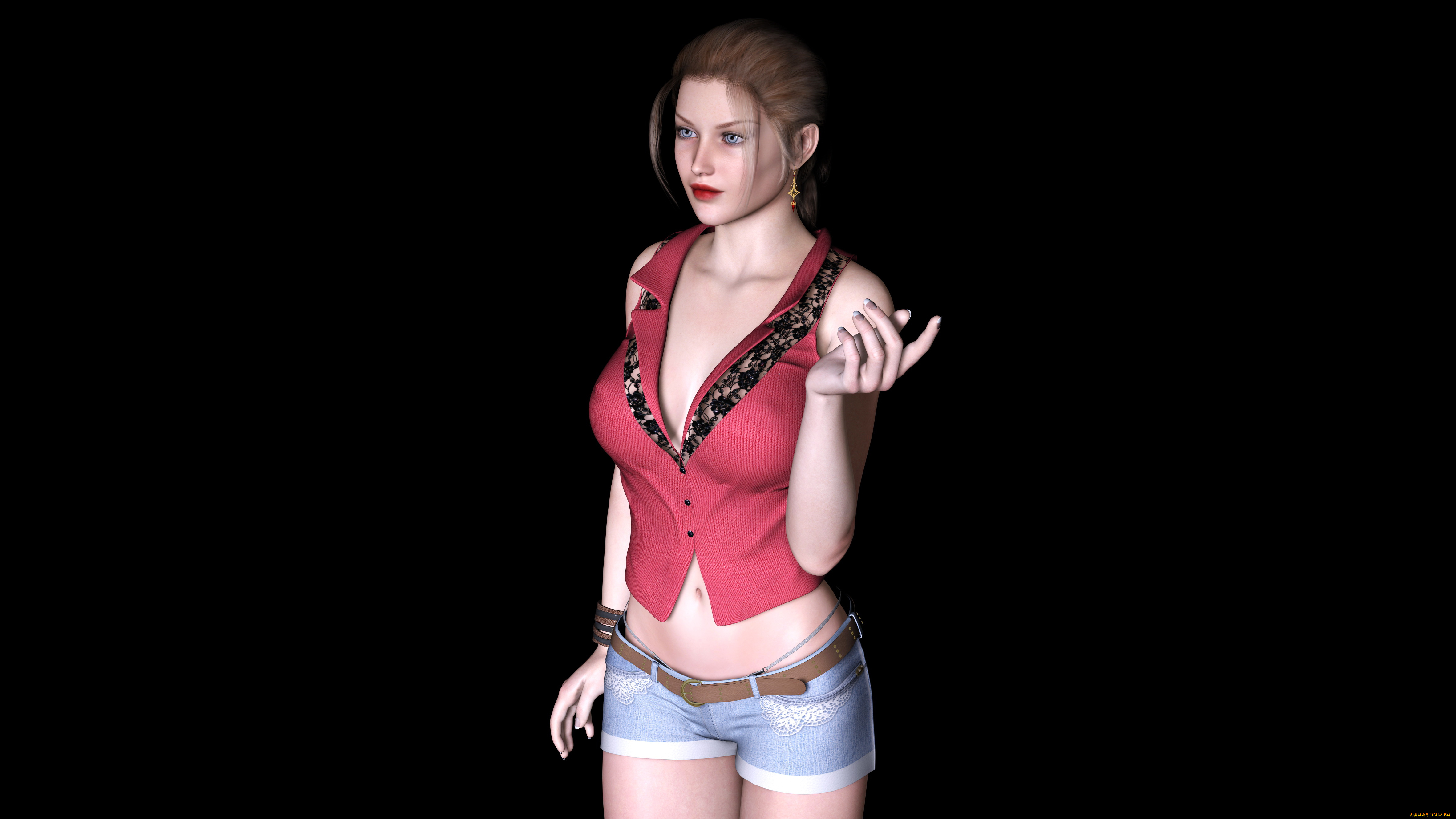 3д, графика, people, , люди, фон, взгляд, девушка