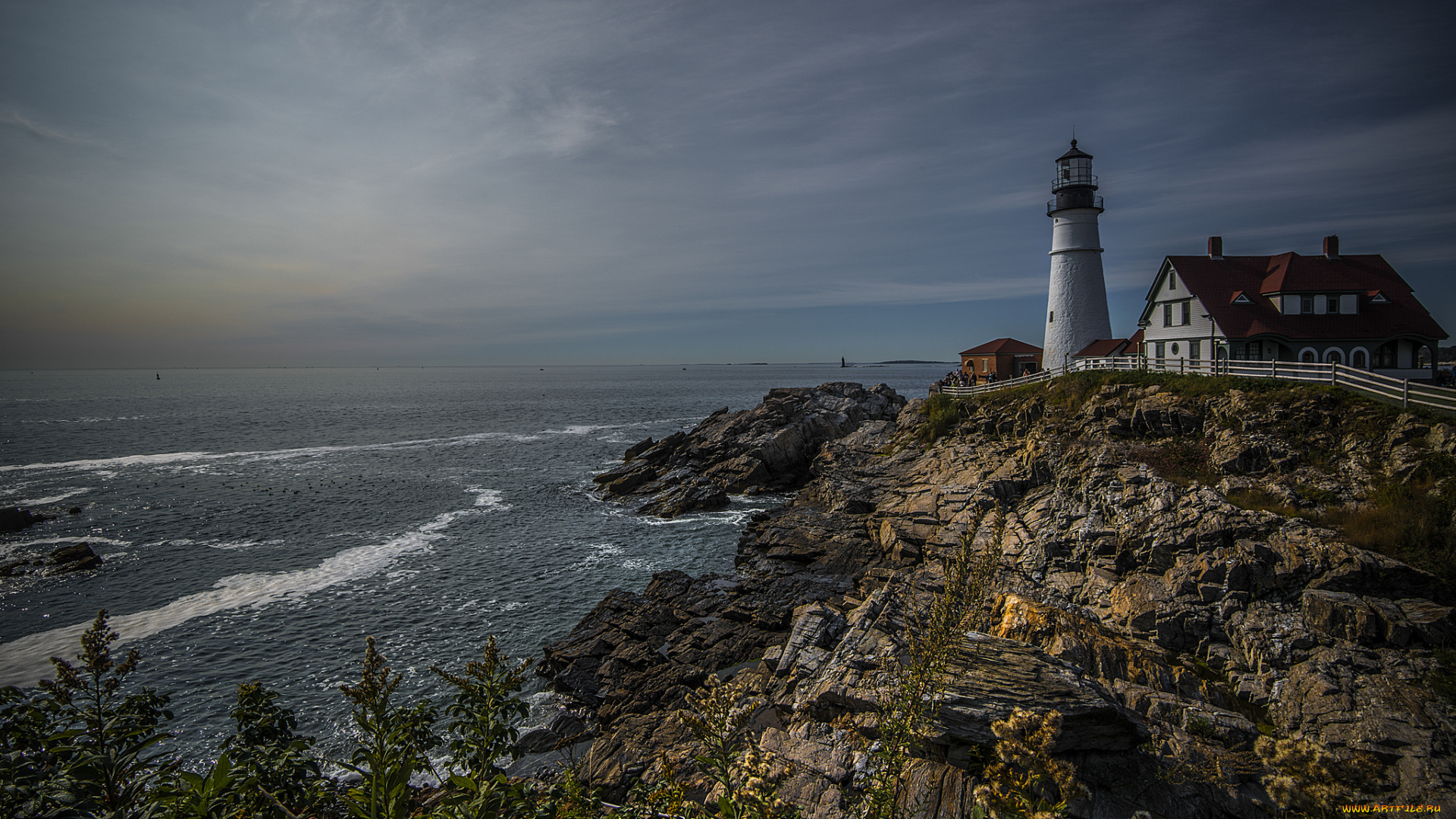 природа, маяки, маяк, побережье