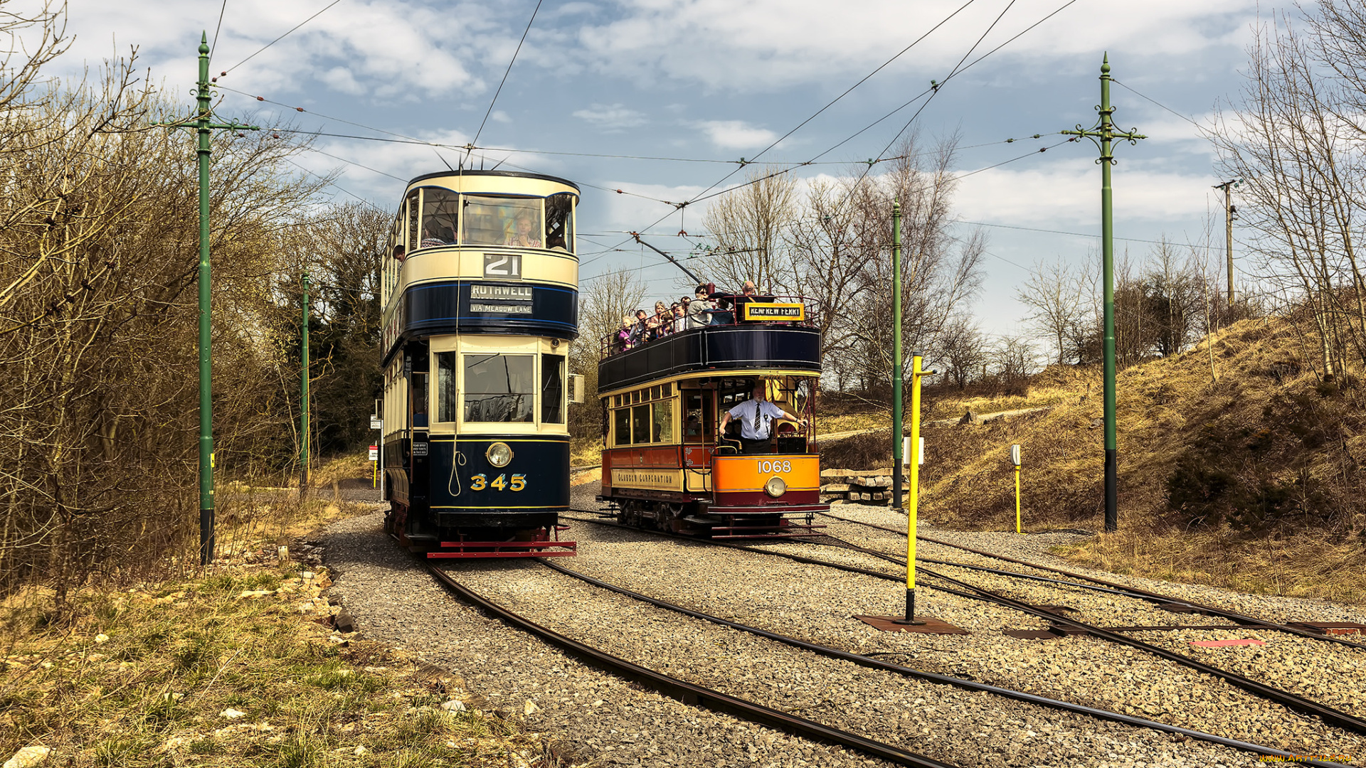 техника, трамваи, трамвай, город, рельсы
