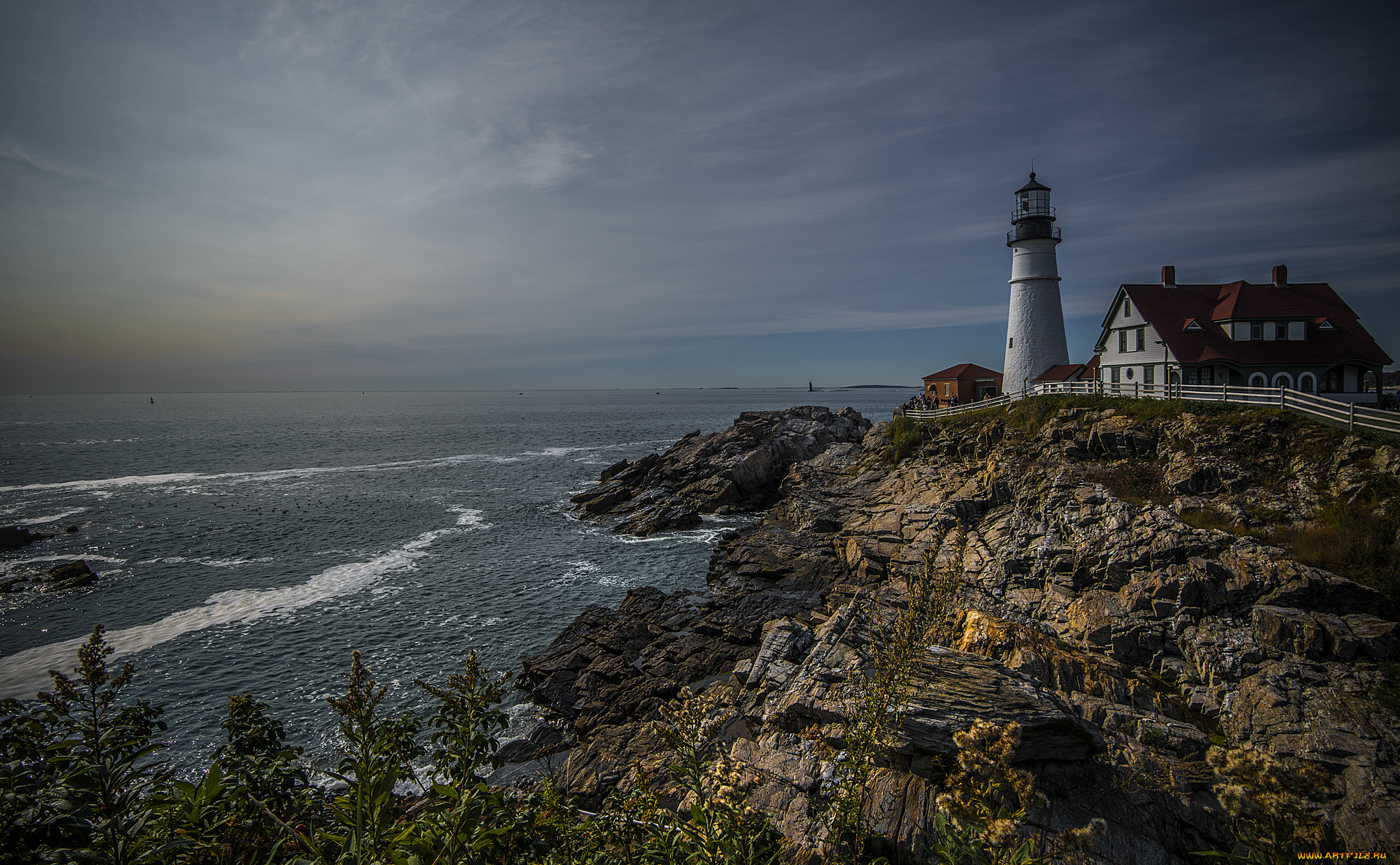 природа, маяки, маяк, побережье