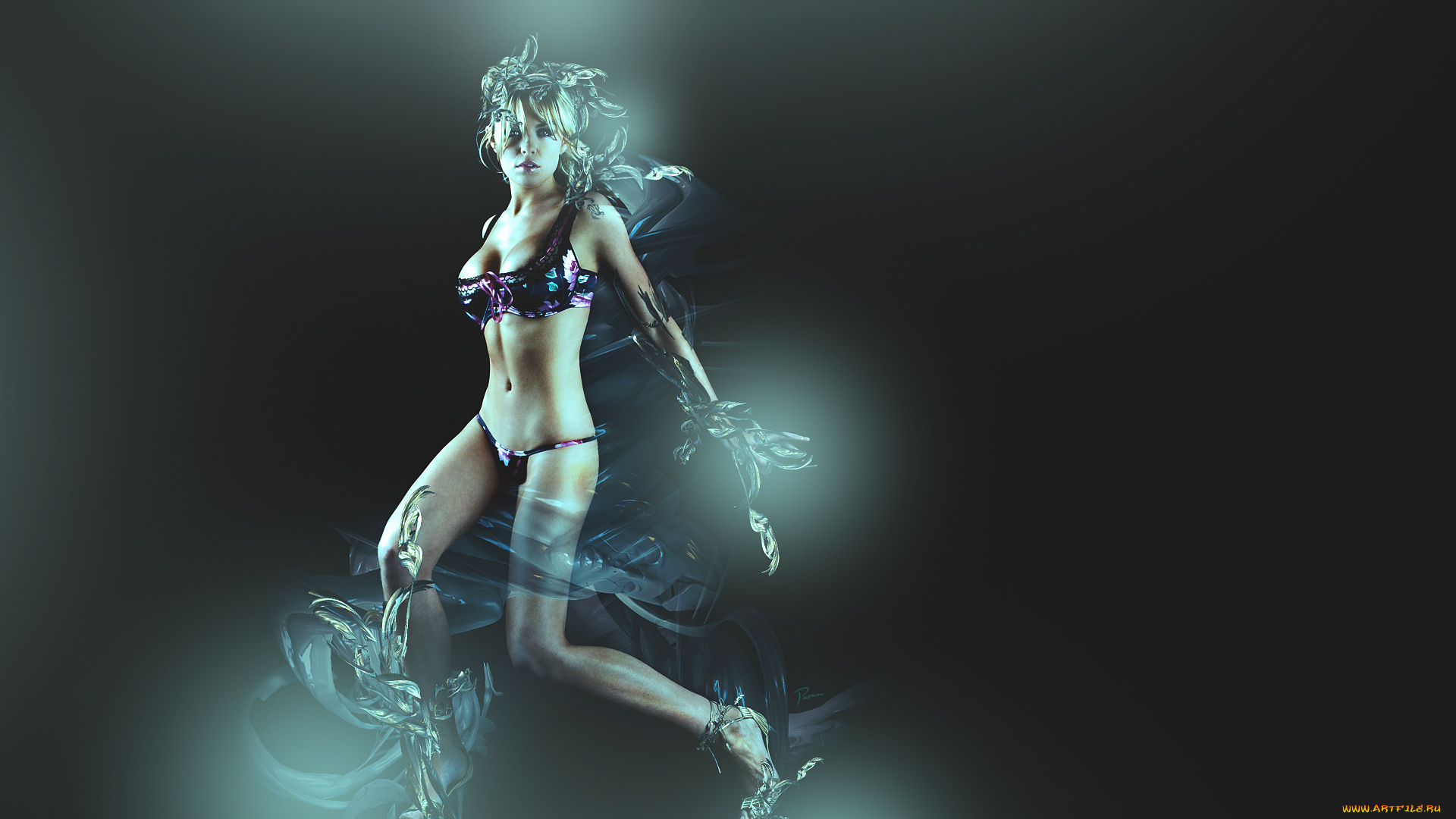 abigail, clancy, девушки, белье, листья, обработка, свет, эбигейл, кленси