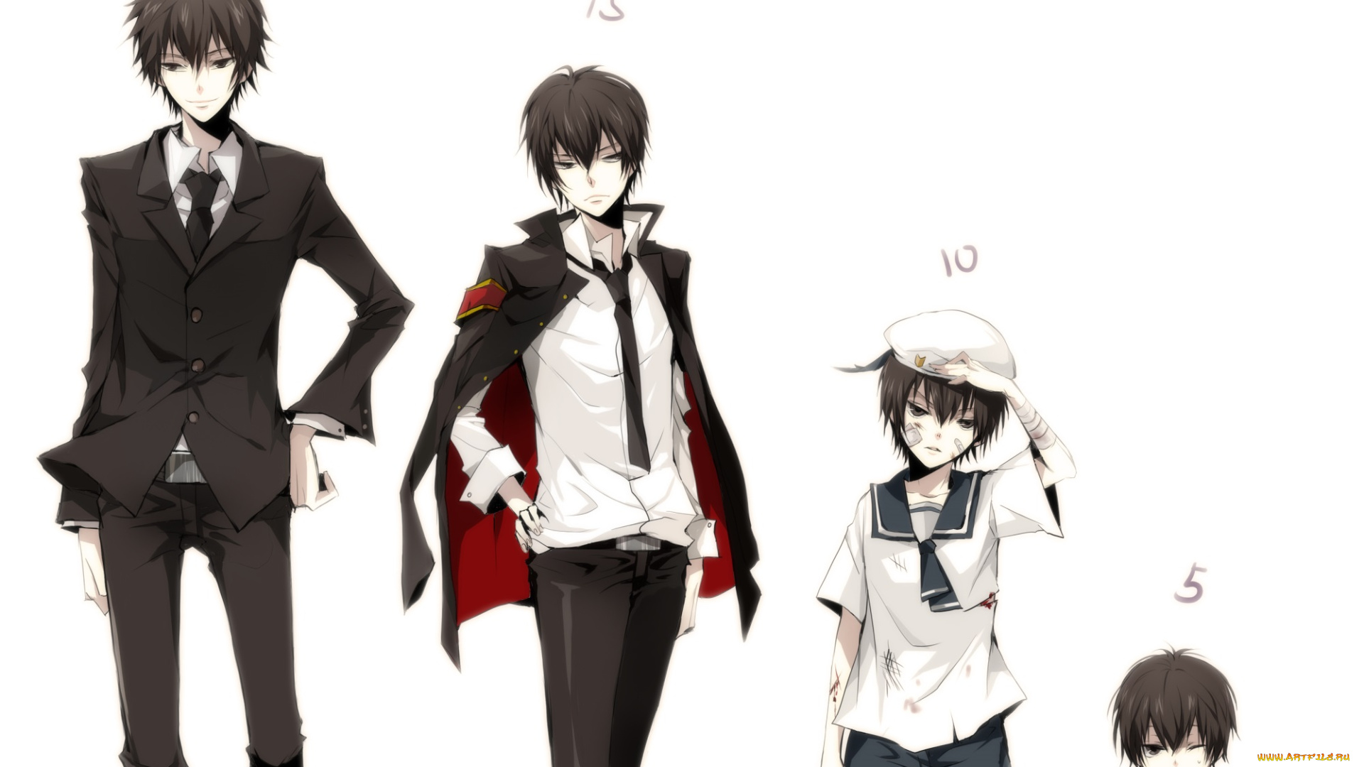 аниме, katekyo, hitman, reborn, хибари, кёя