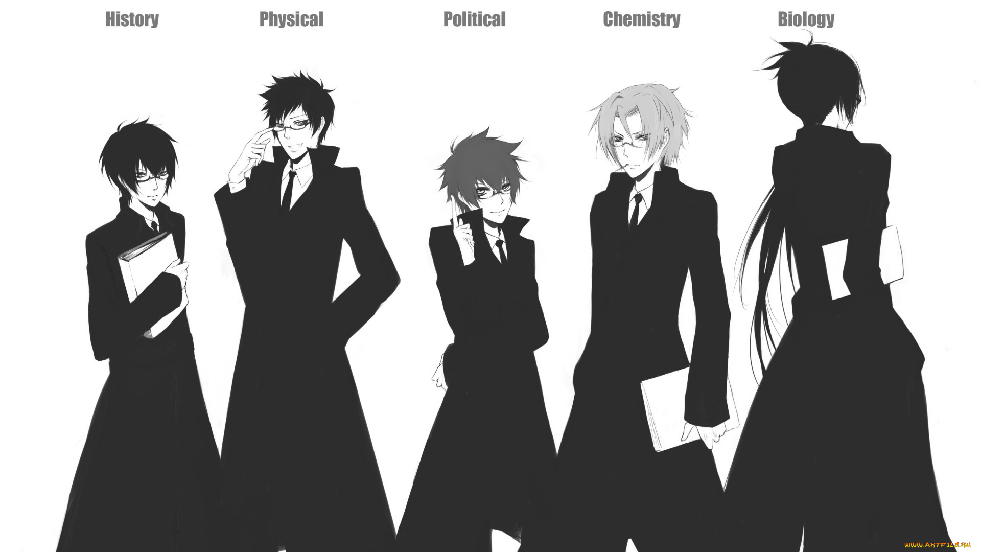 аниме, katekyo, hitman, reborn, парни