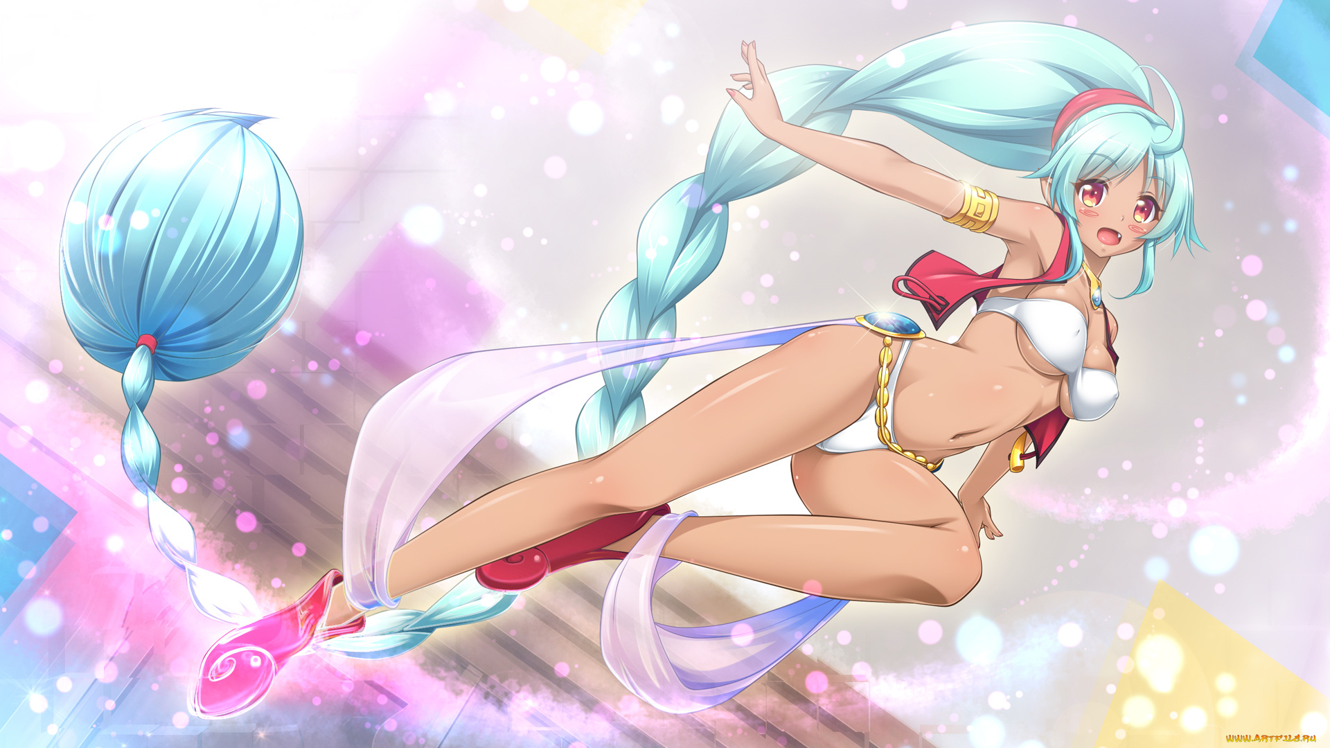 аниме, musaigen, no, phantom, world, девушка