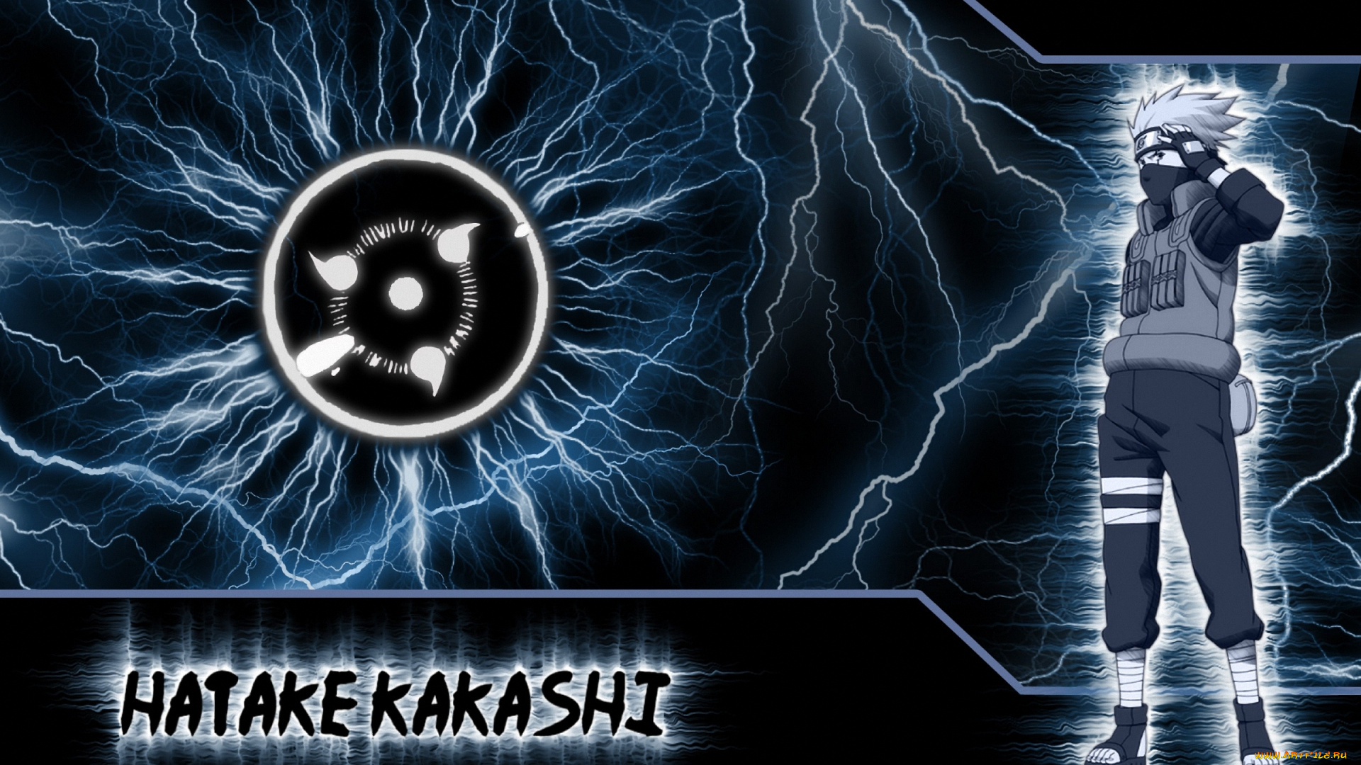 аниме, naruto, kakashi, молния, гроза, шиноби, hatake, shinobi, sharingan, ниндзя