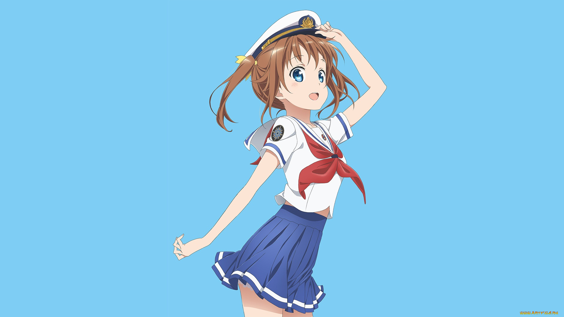 highschool, of, the, dead, аниме, фон, взгляд, девушка