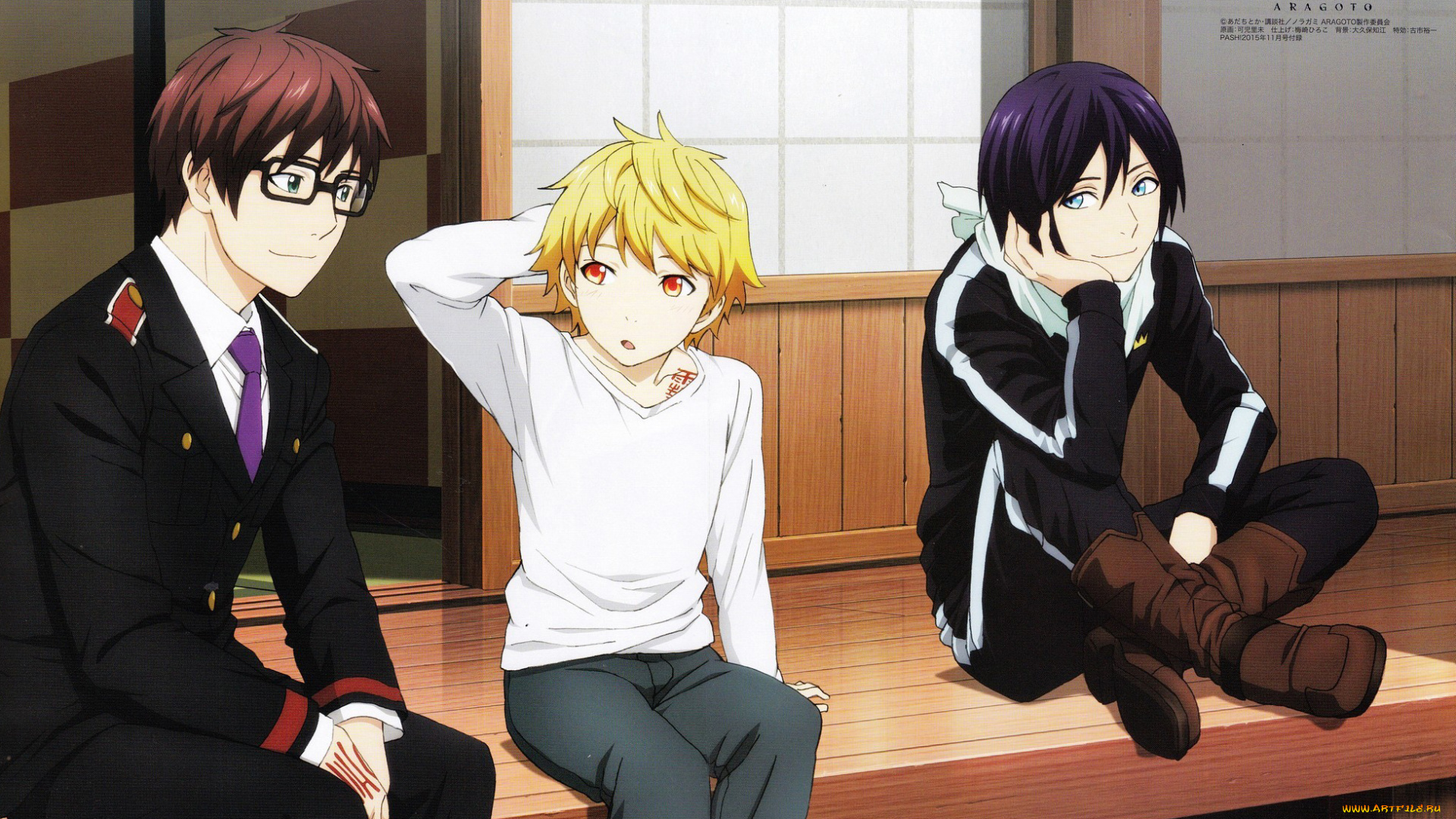 noragami, аниме, персонажи