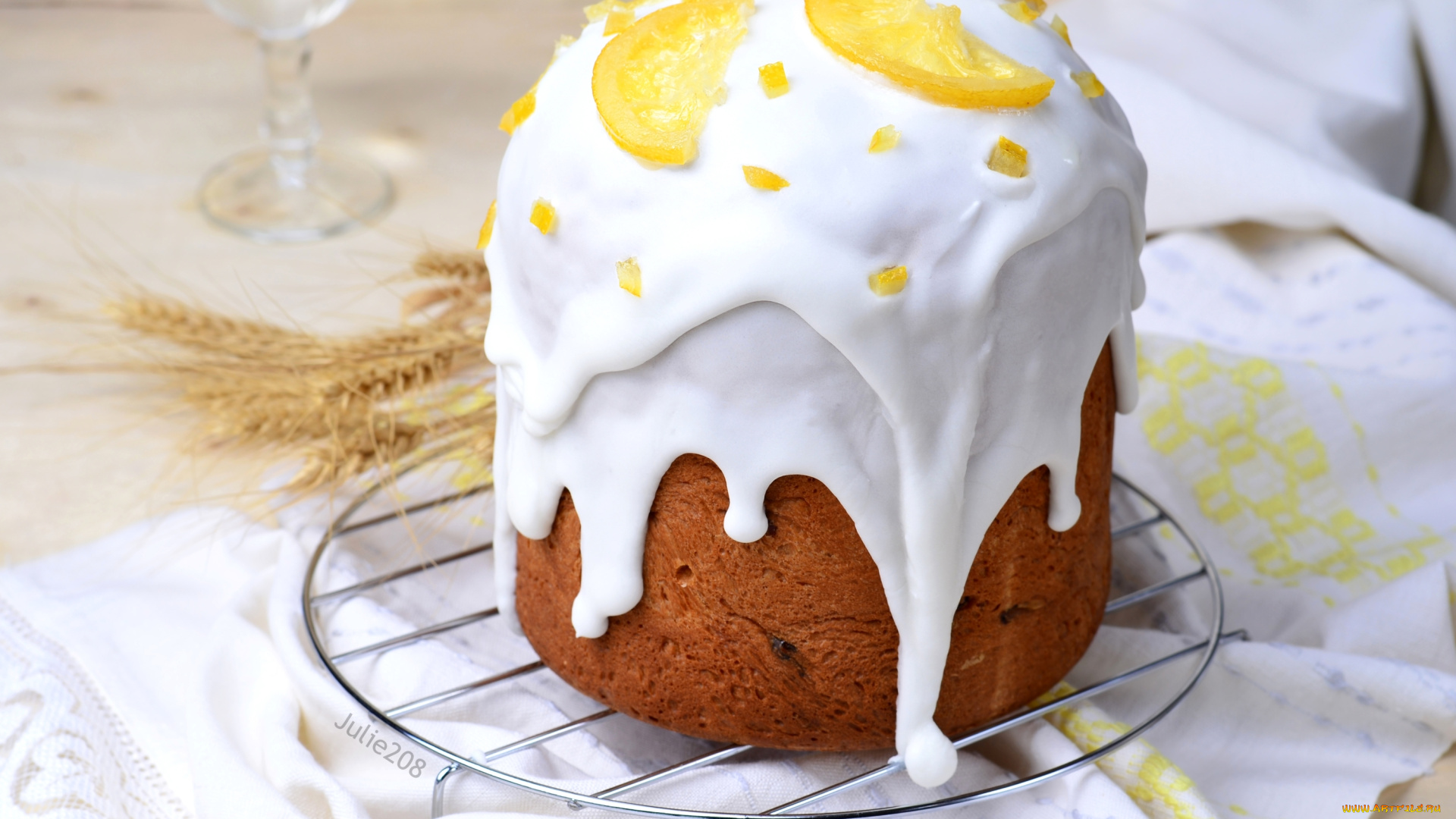 праздничные, пасха, цукаты, глазурь, кулич