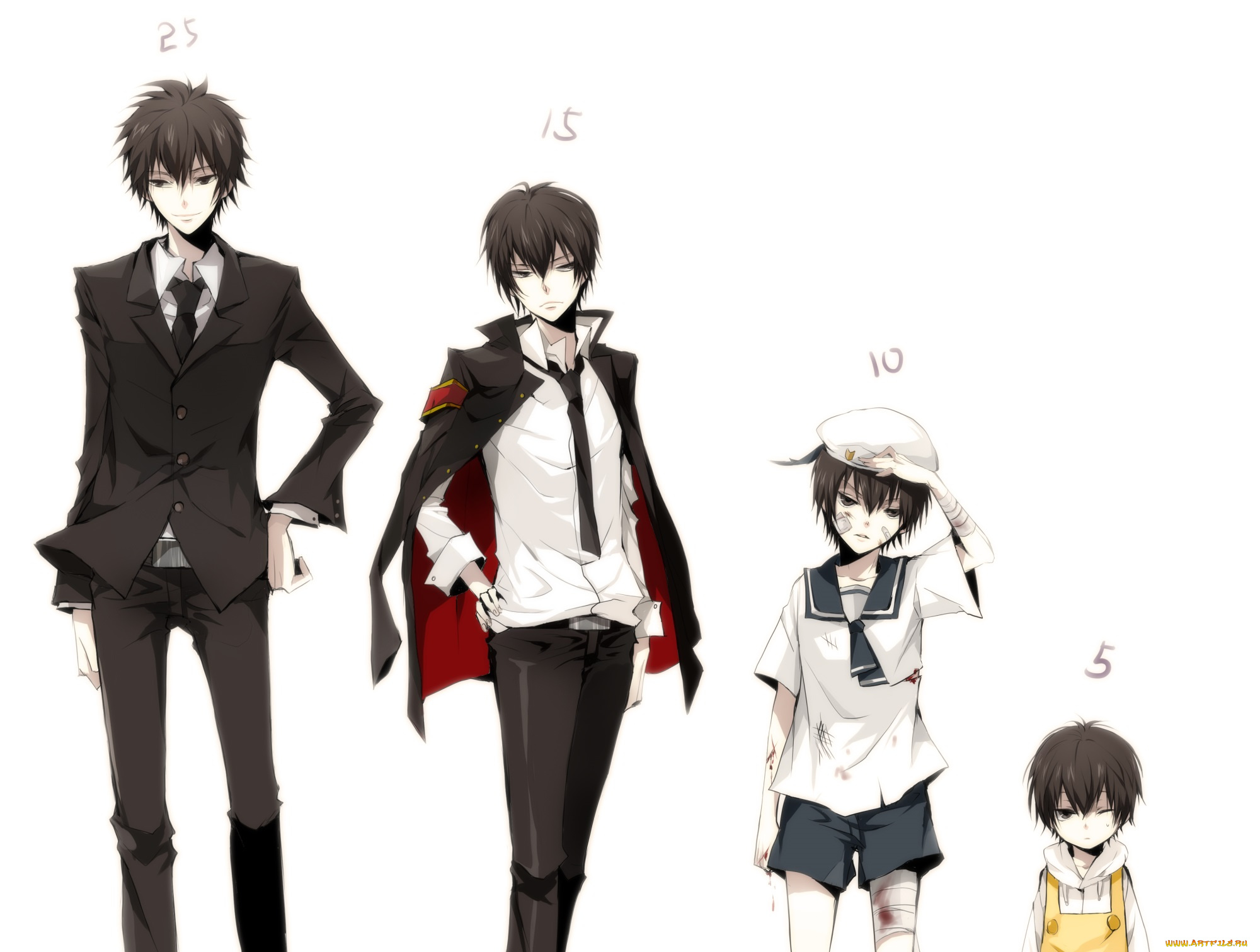 аниме, katekyo, hitman, reborn, хибари, кёя