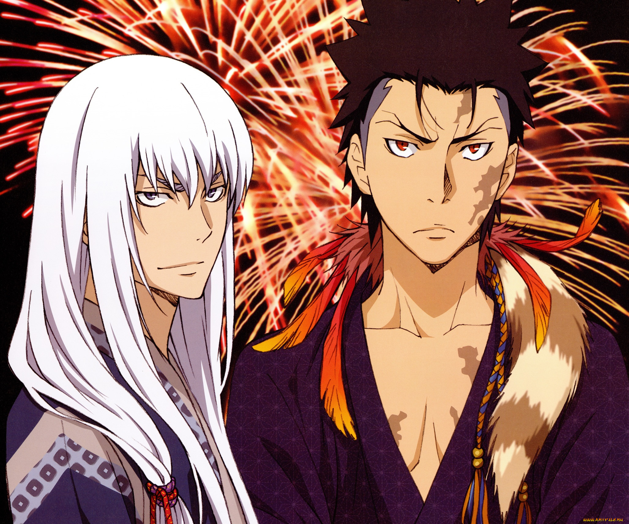 аниме, katekyo, hitman, reborn, парни