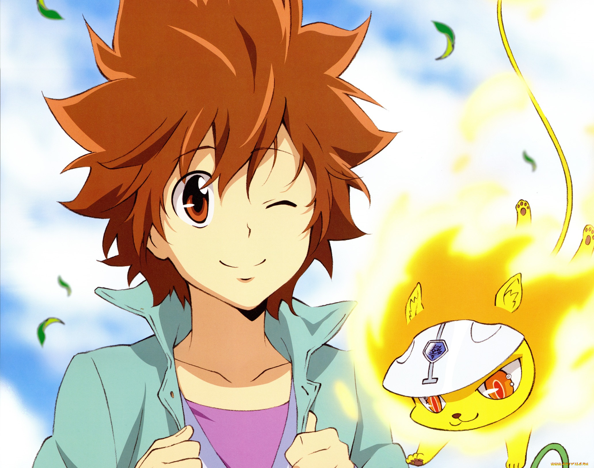 аниме, katekyo, hitman, reborn, парень, тцунаёши