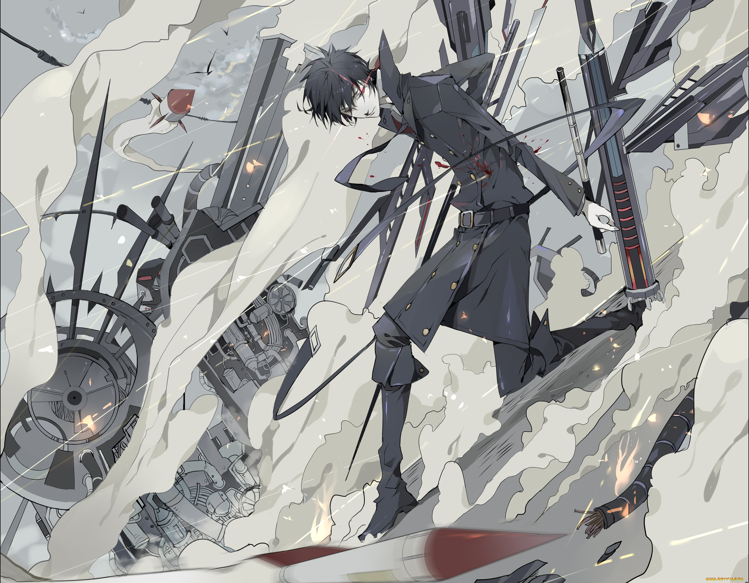 аниме, katekyo, hitman, reborn, парень