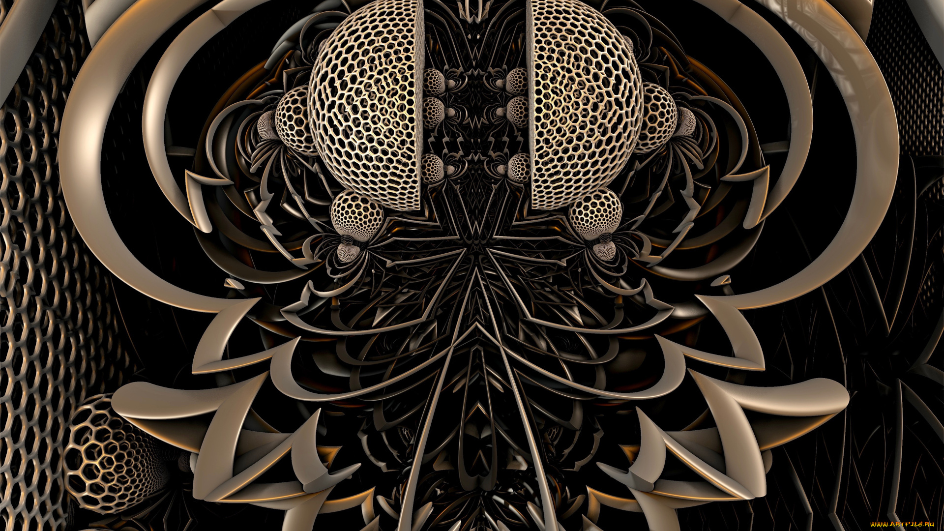 3д, графика, фантазия, , fantasy, узор, цвета, фон