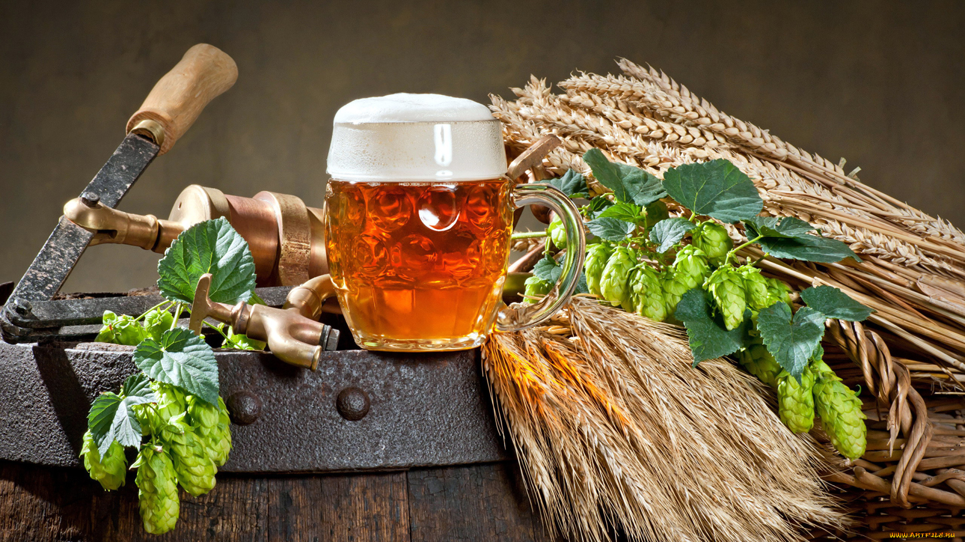 еда, напитки, , пиво, бочка, хмель, пена, пиво, бокал