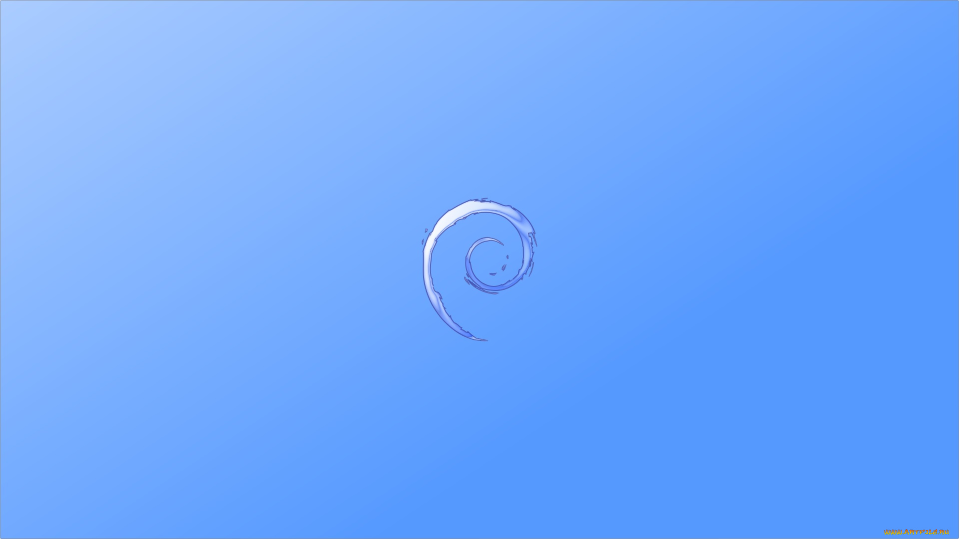 компьютеры, debian, фон, логотип