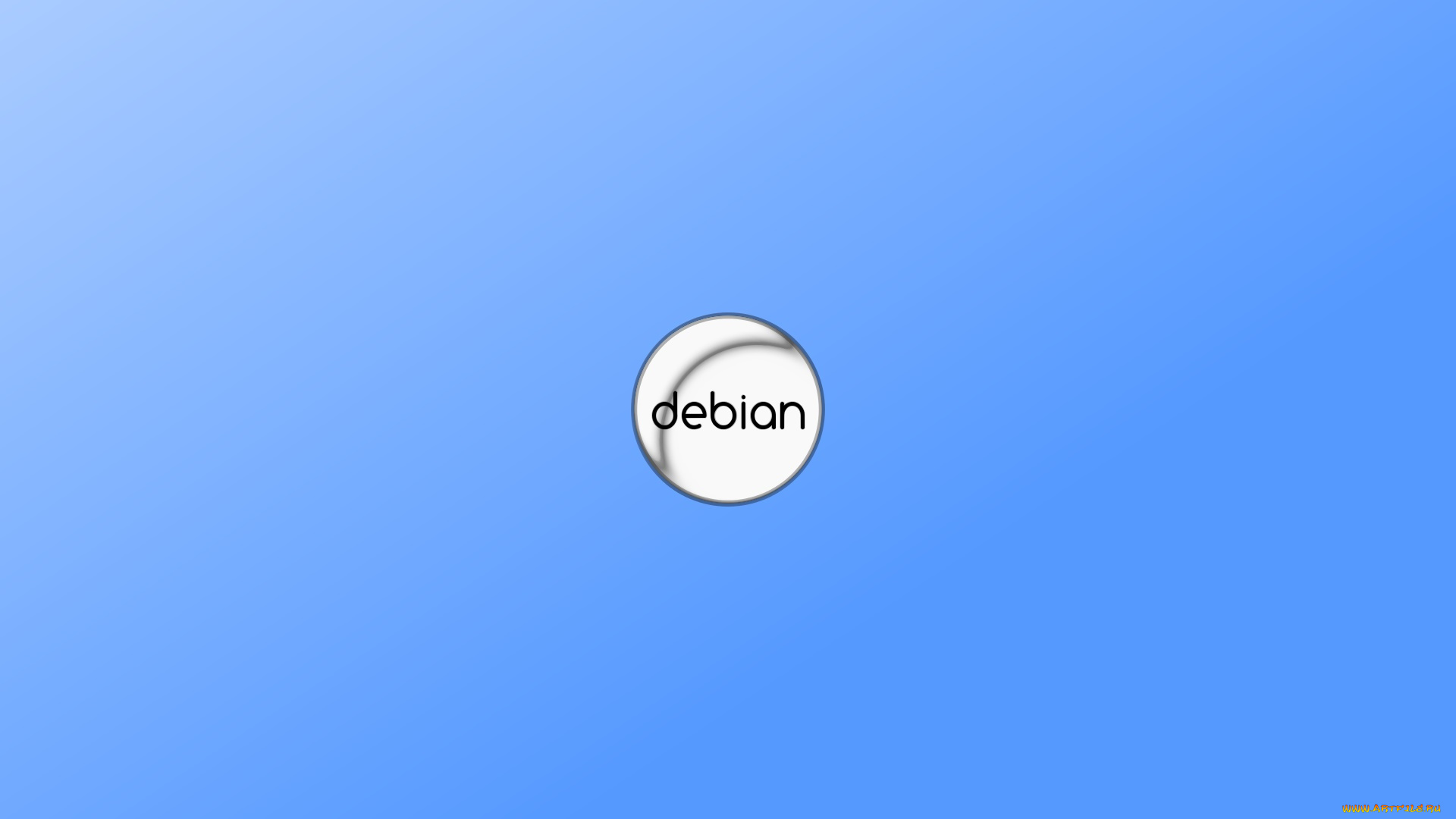 компьютеры, debian, фон, логотип