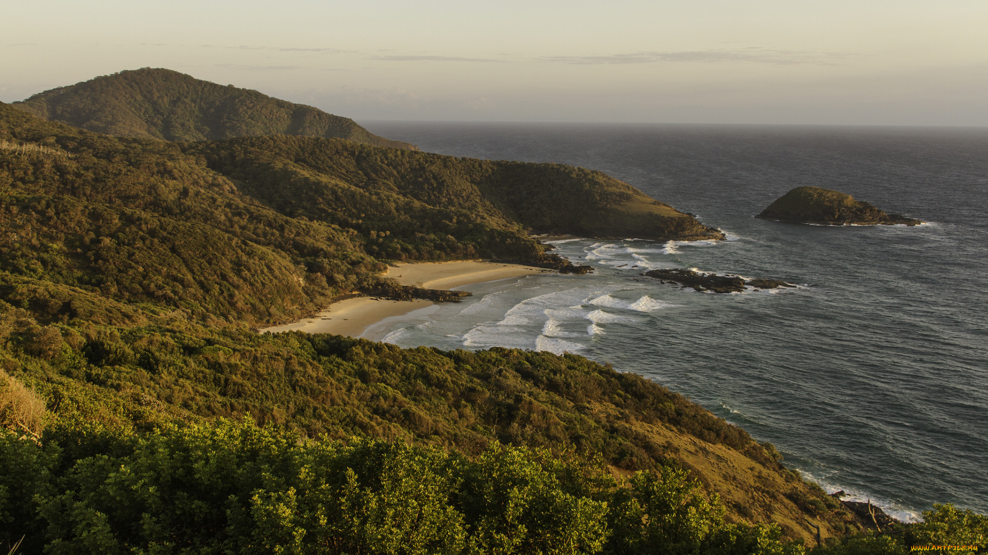 природа, побережье, берег, море