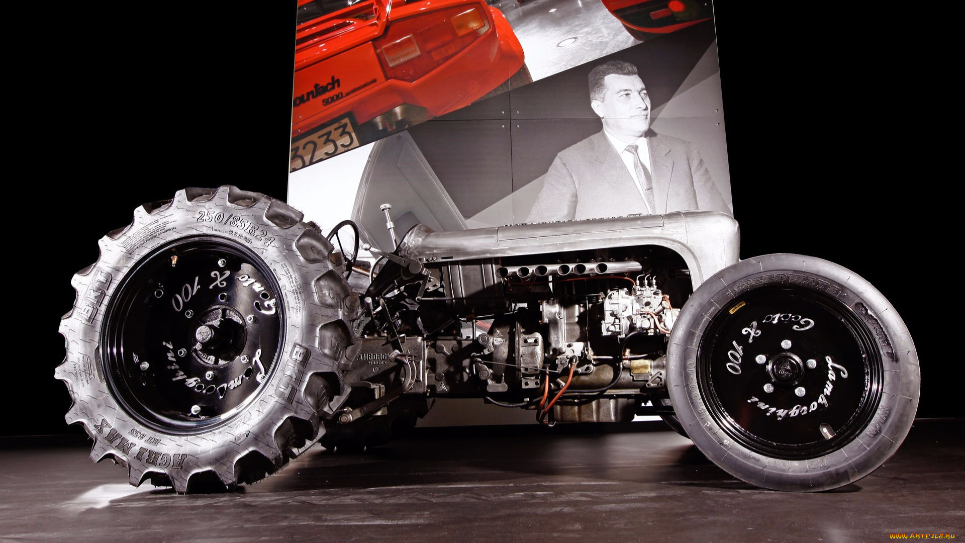 техника, тракторы, lamborghini