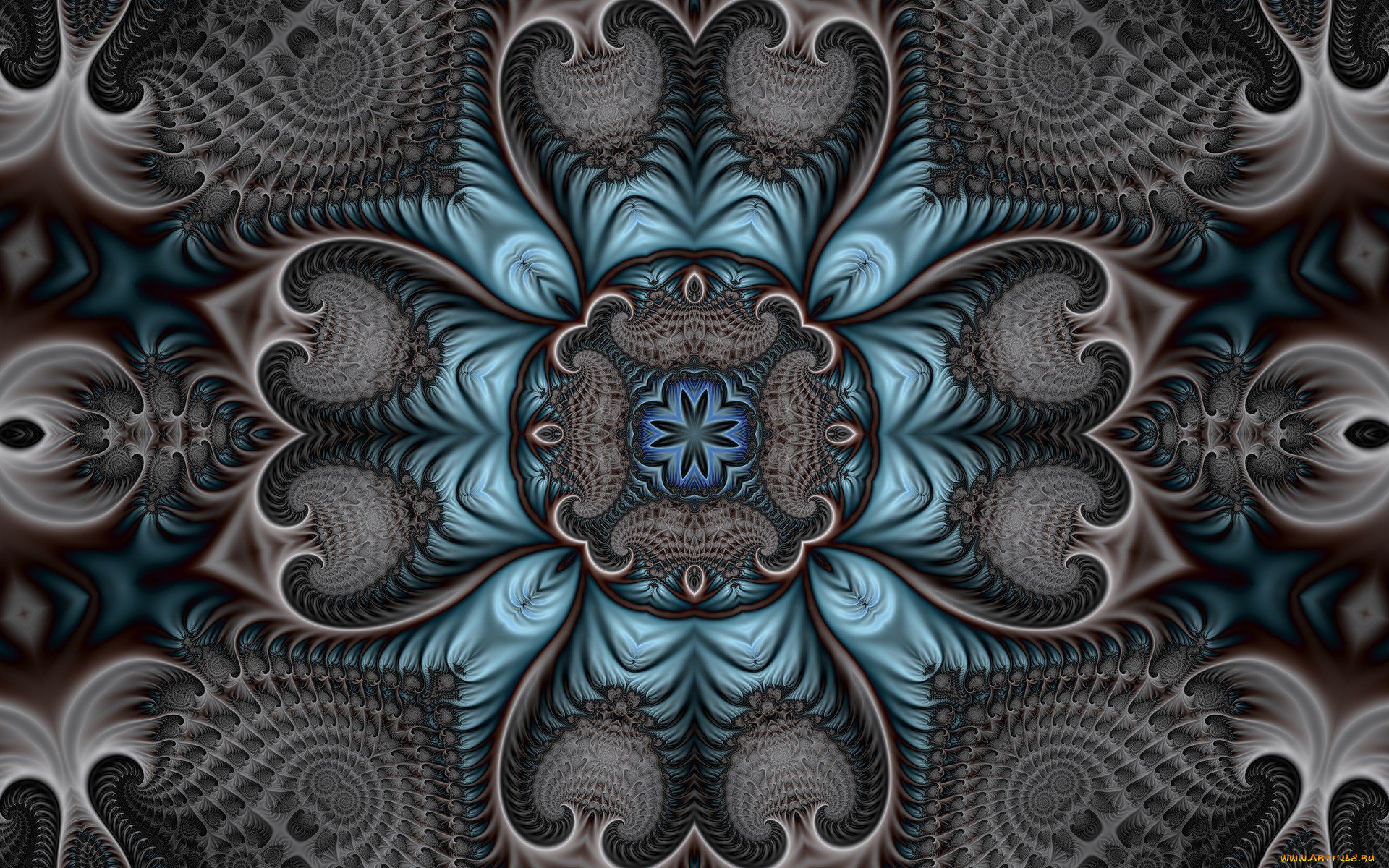 3д, графика, фракталы, , fractal, цвета, узор, фон