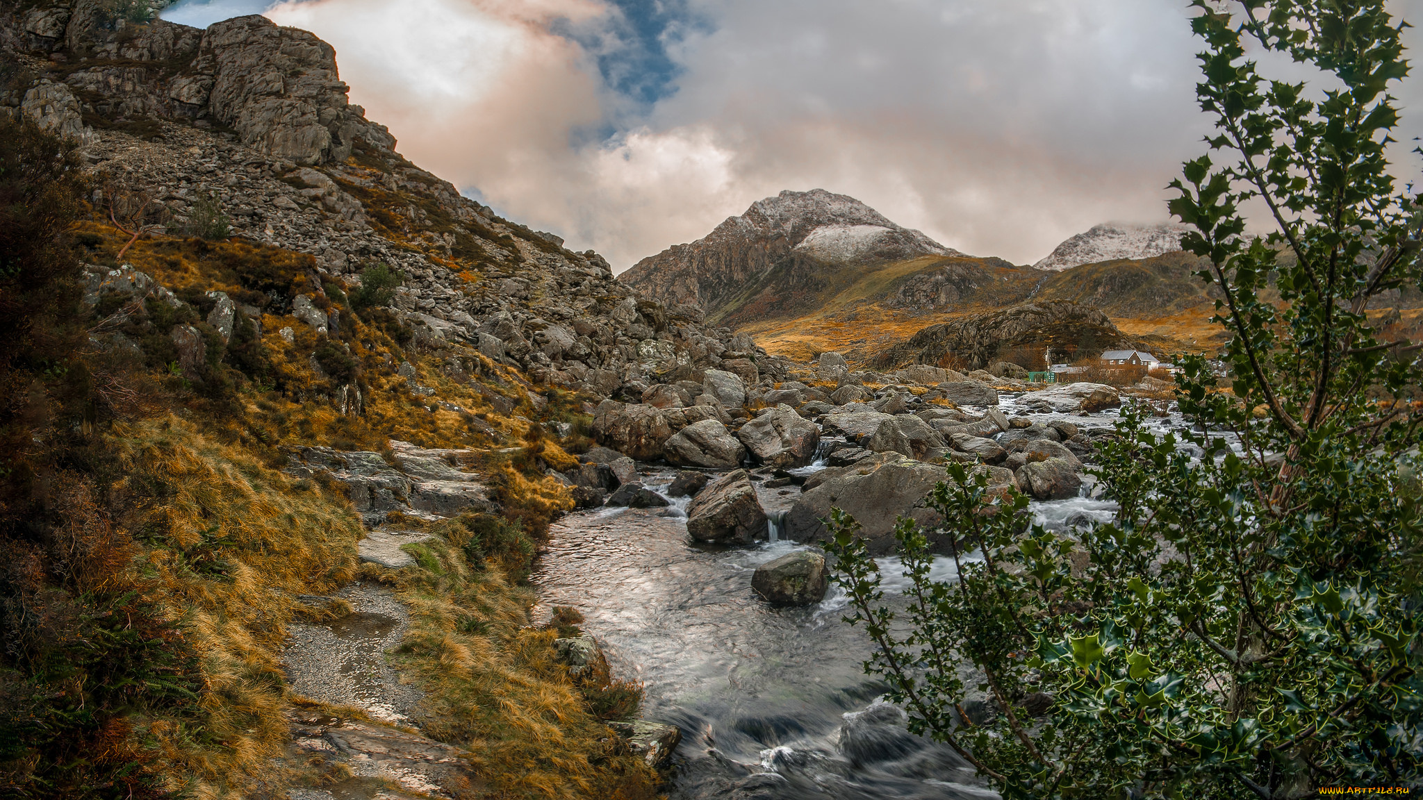 природа, горы, простор