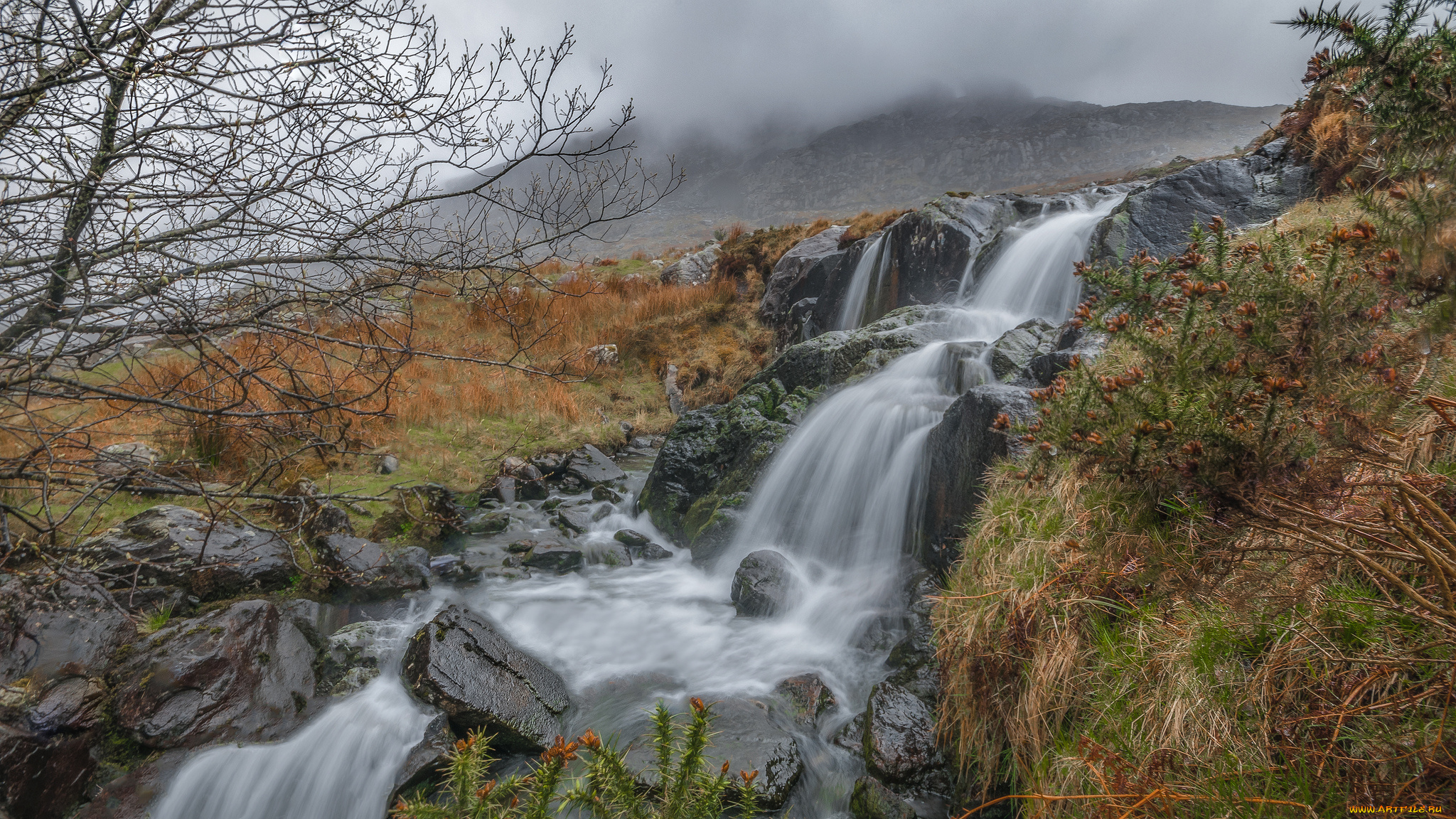 природа, водопады, простор