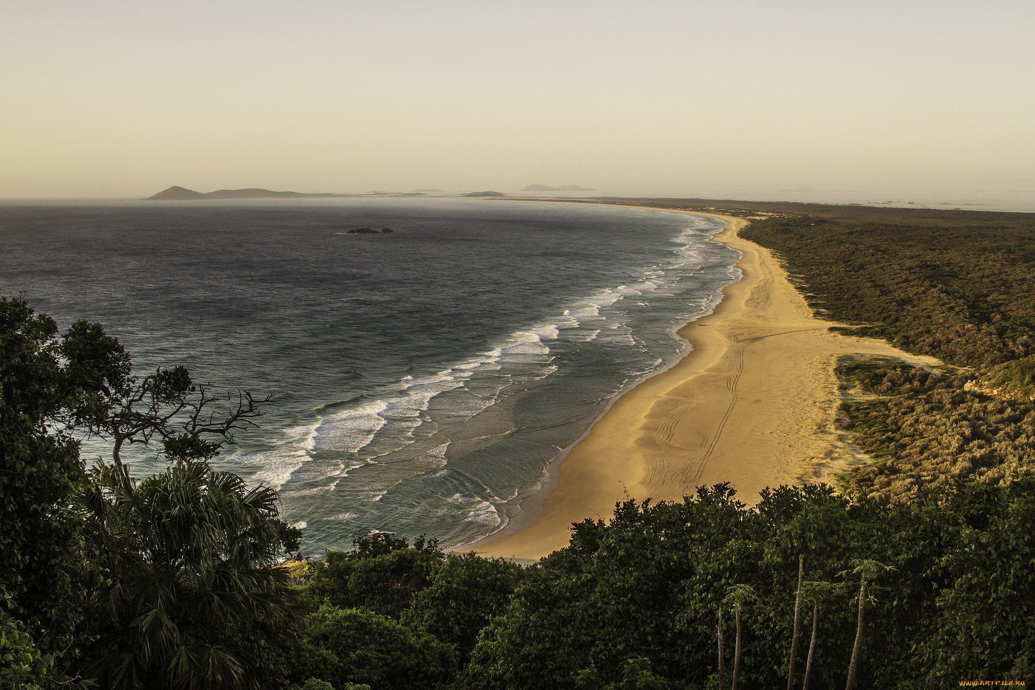 природа, побережье, берег, море