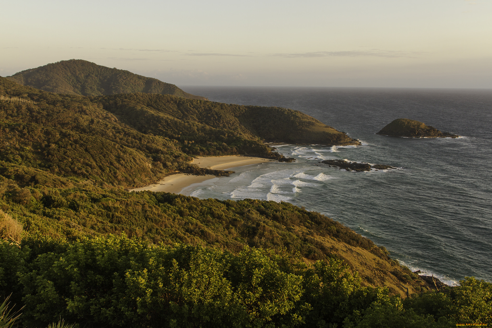 природа, побережье, берег, море