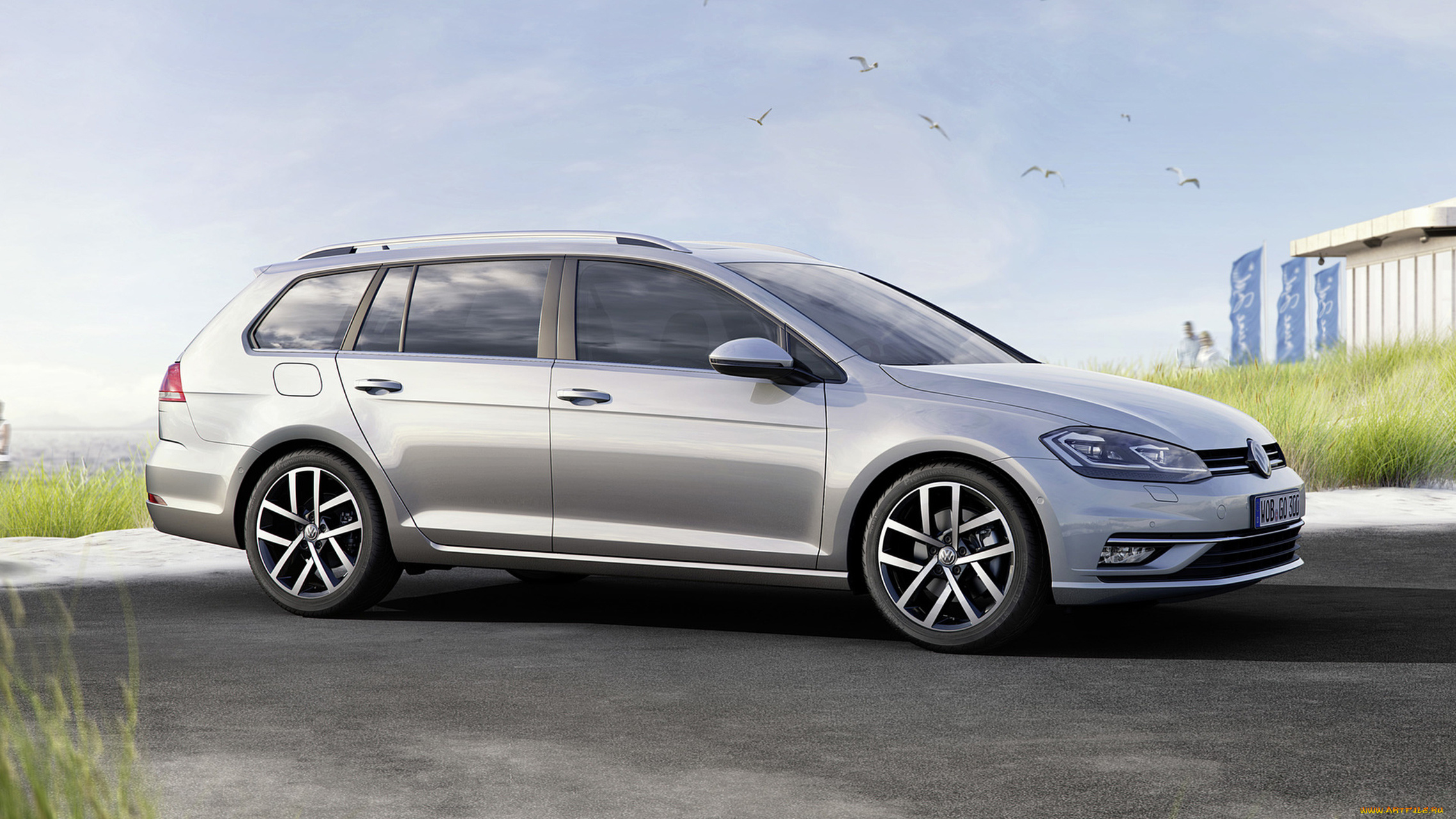 volkswagen, golf, 7, variant, facelift, 2017, автомобили, volkswagen, golf, 7, variant, facelift, 2017