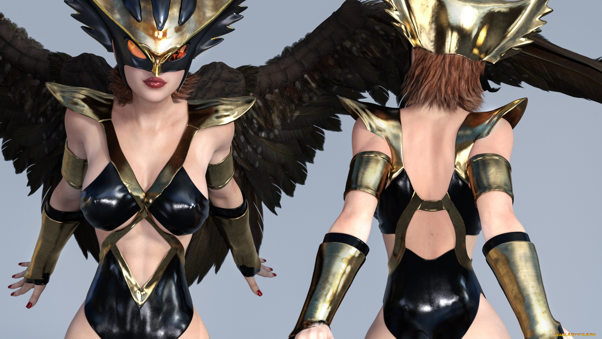 3д, графика, фантазия, , fantasy, девушка, взгляд, фон