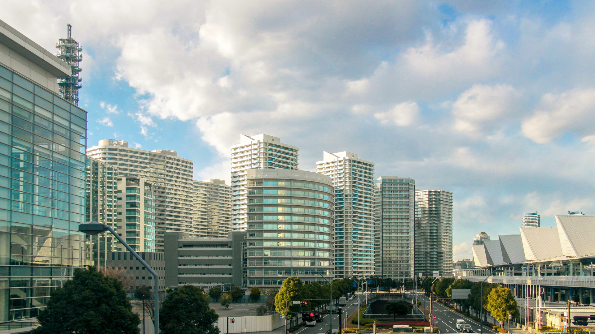 города, -, панорамы, простор