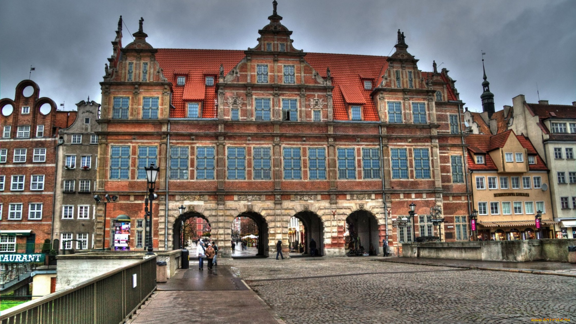 города, гданьск, , польша, улица