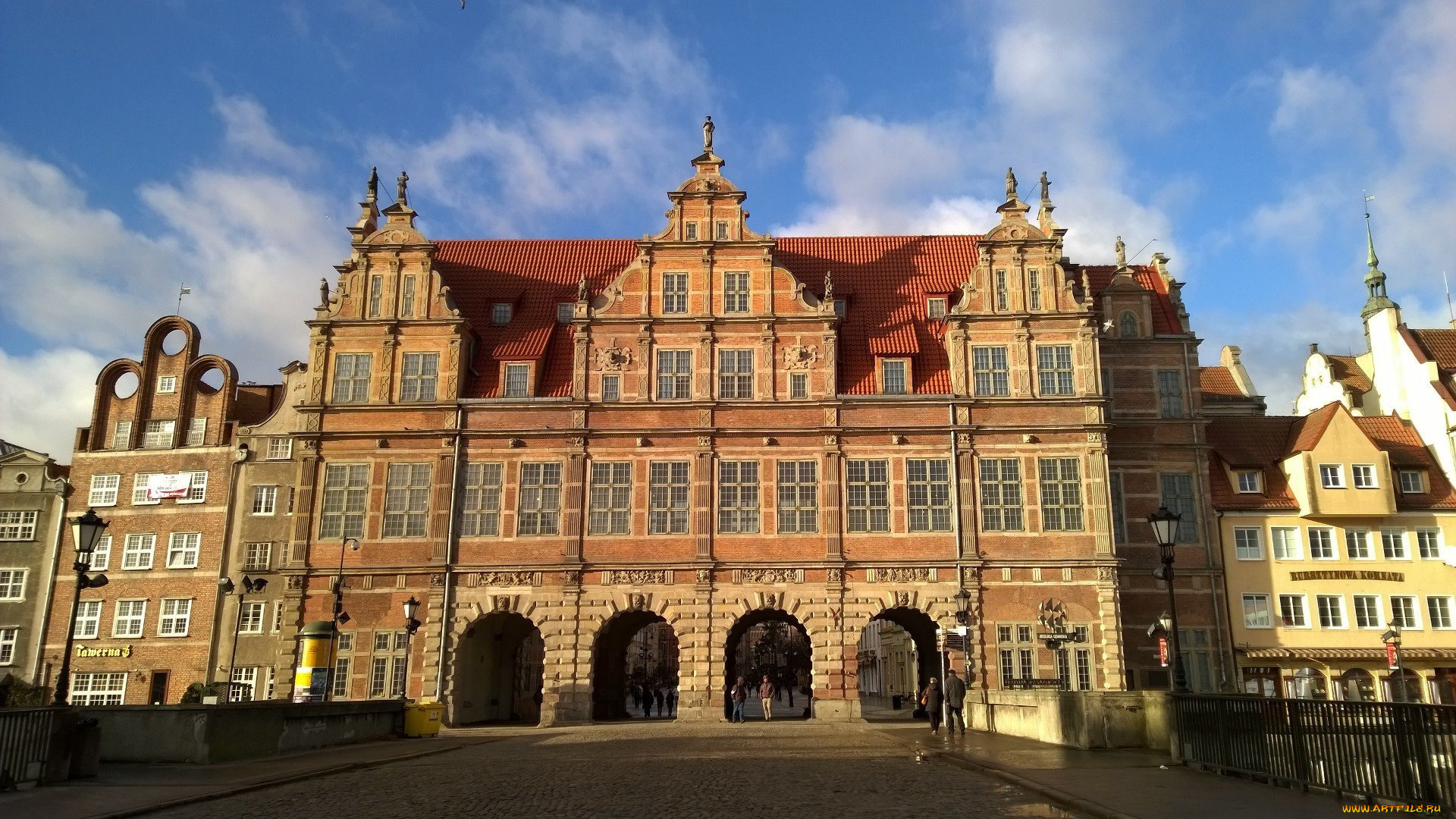 города, гданьск, , польша, улица