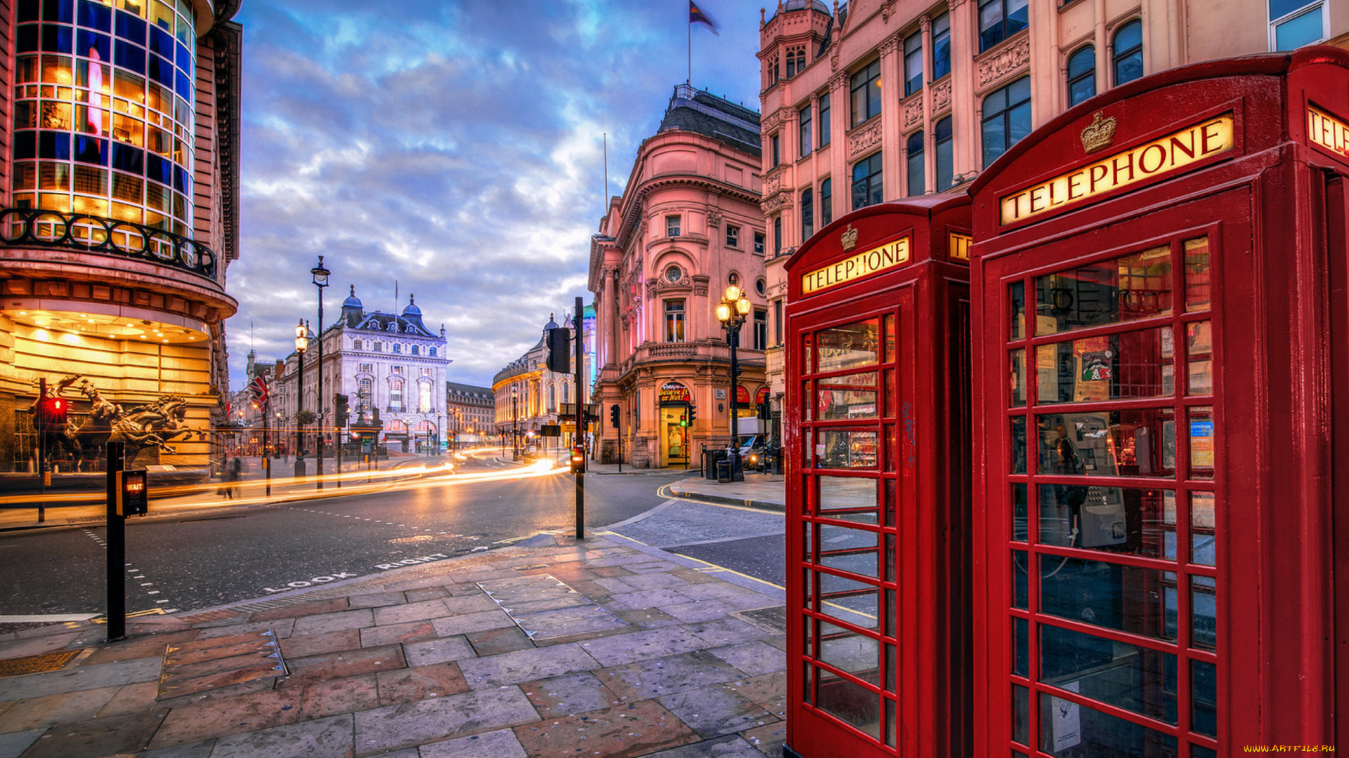 города, лондон, , великобритания, фонари, улица