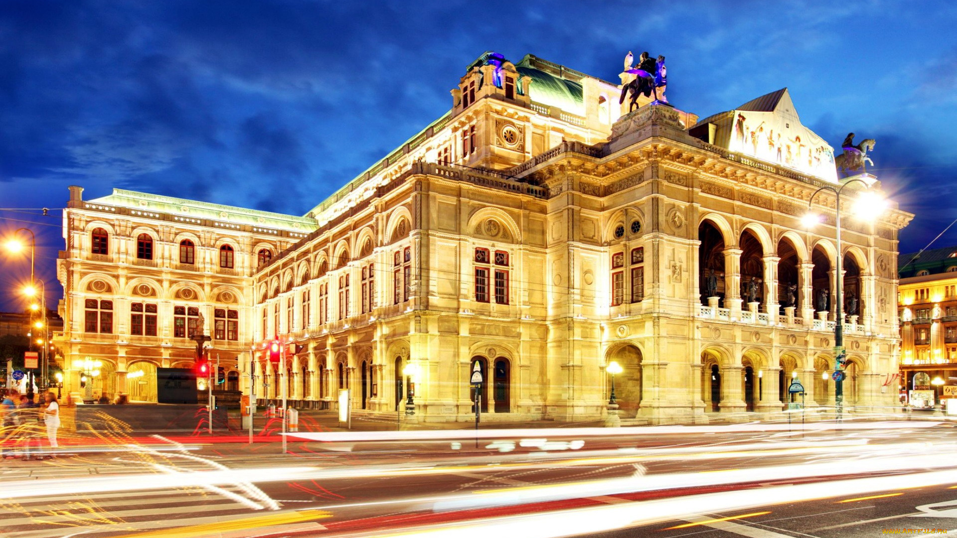 города, вена, , австрия, state, opera