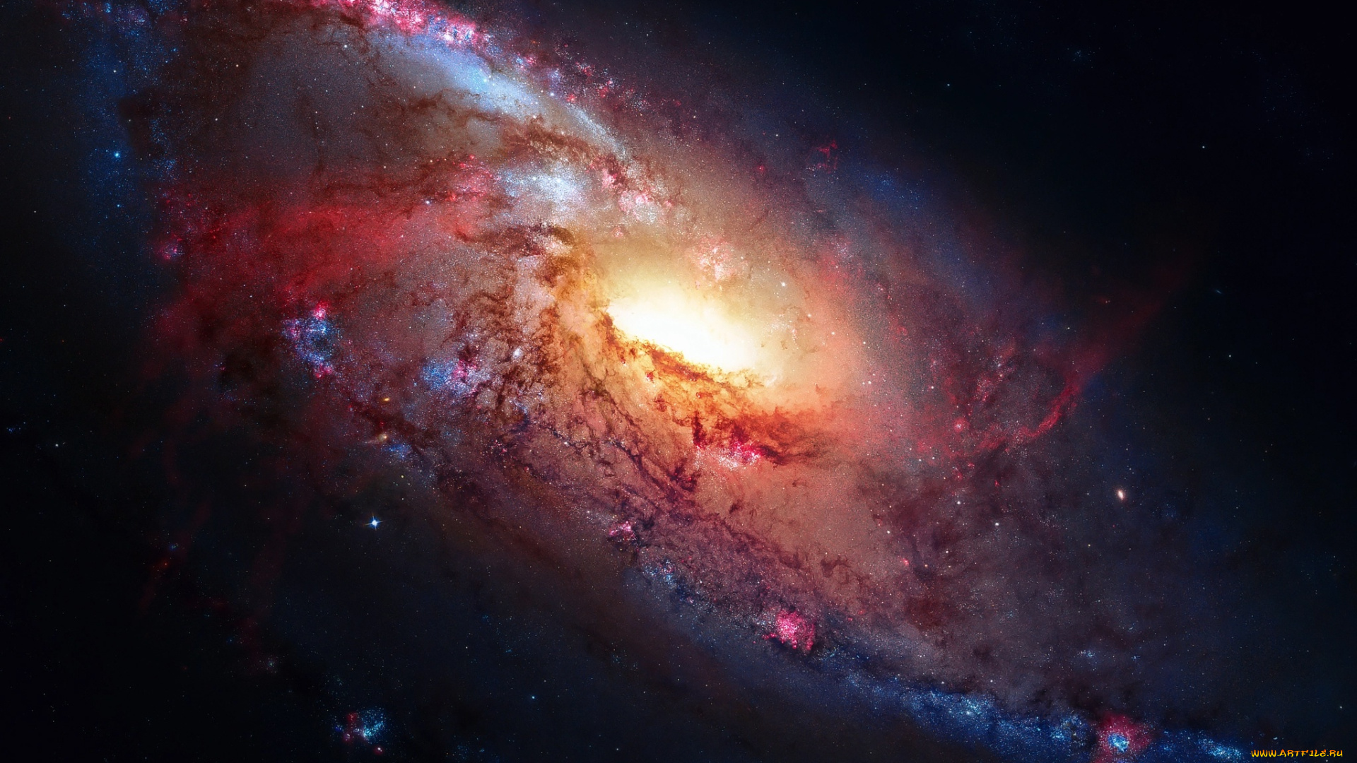 космос, галактики, туманности, звезды, галактика