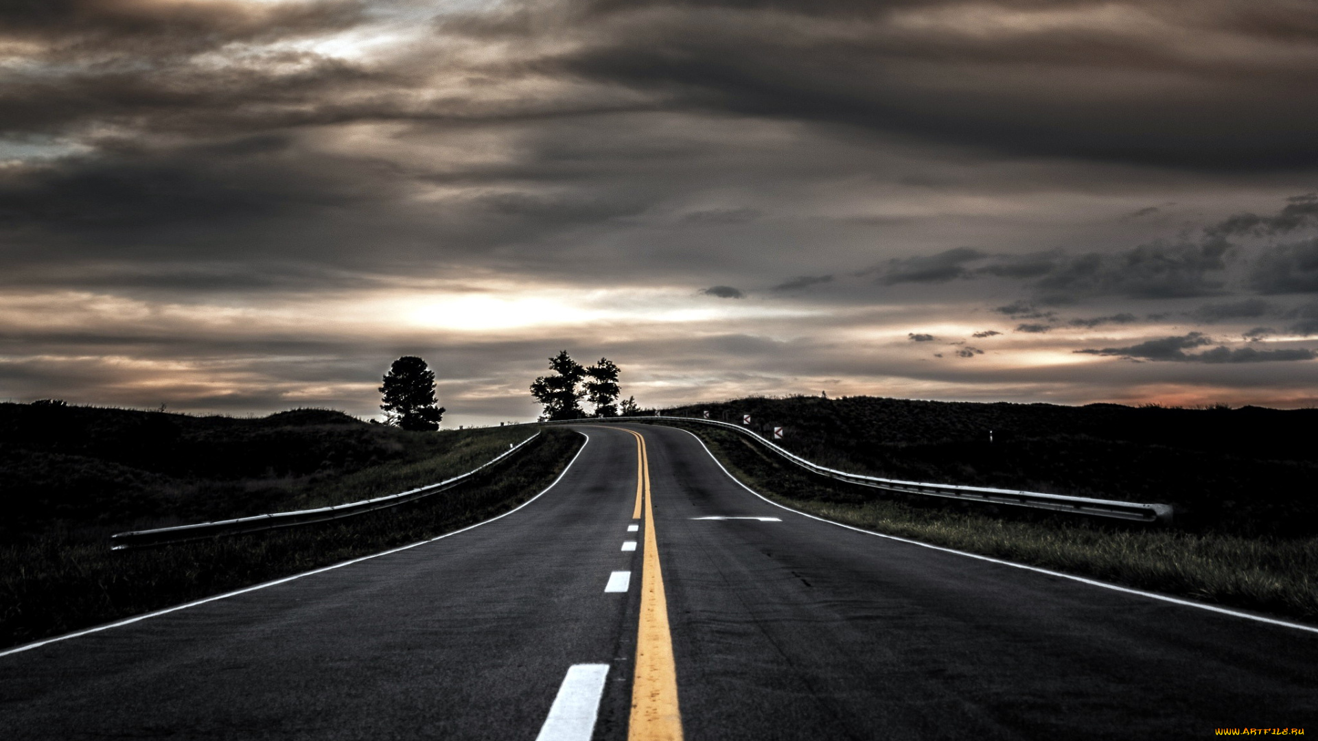 природа, дороги, шоссе