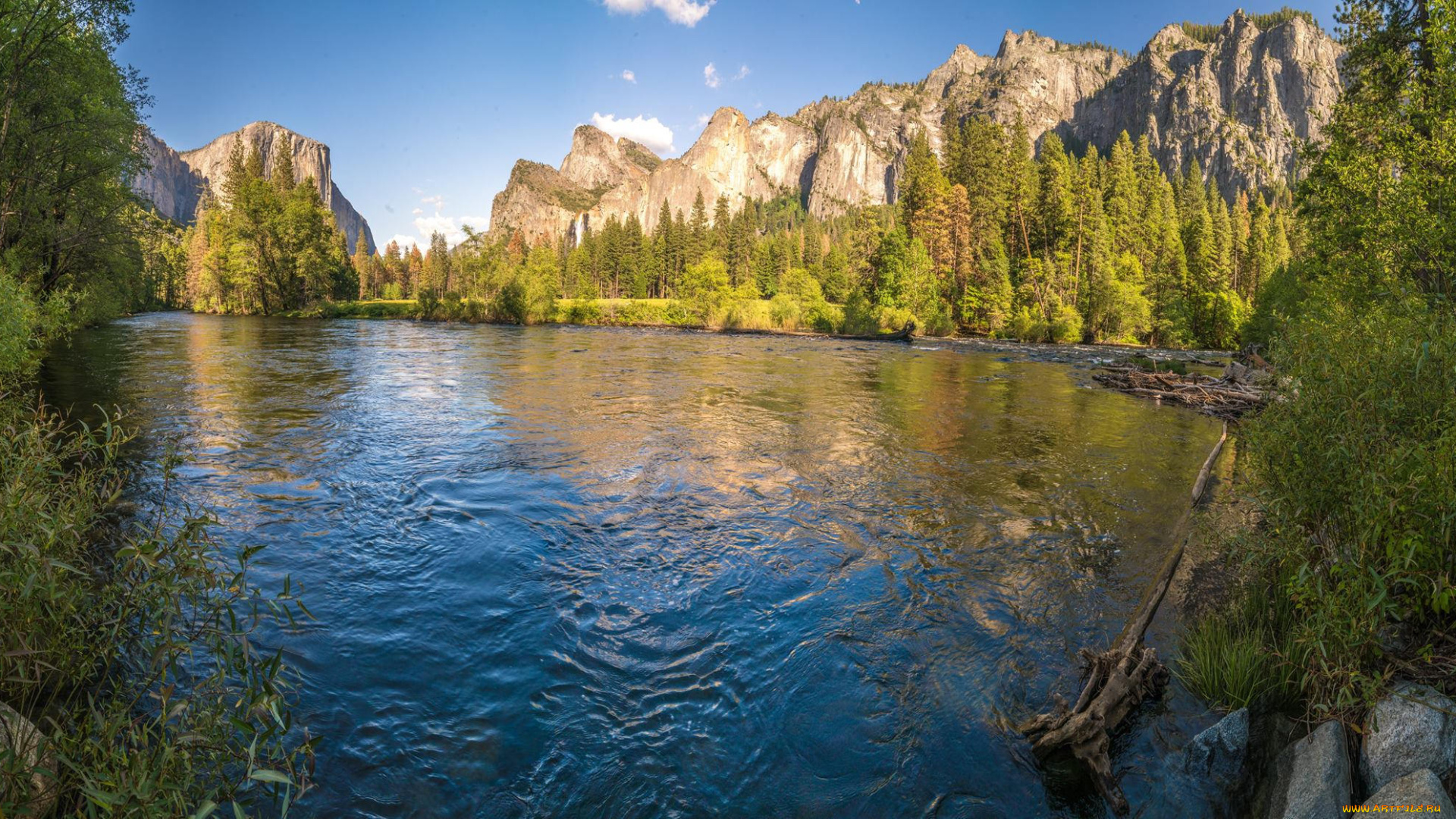 природа, реки, озера, простор