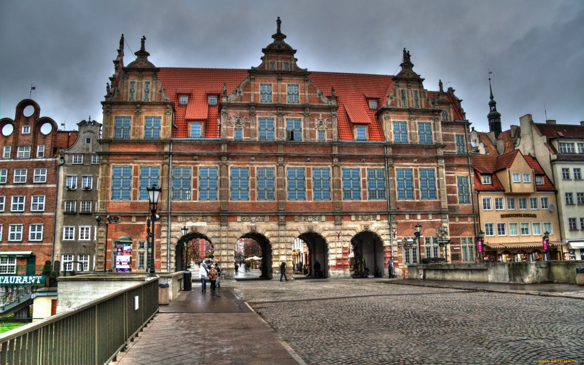 города, гданьск, , польша, улица