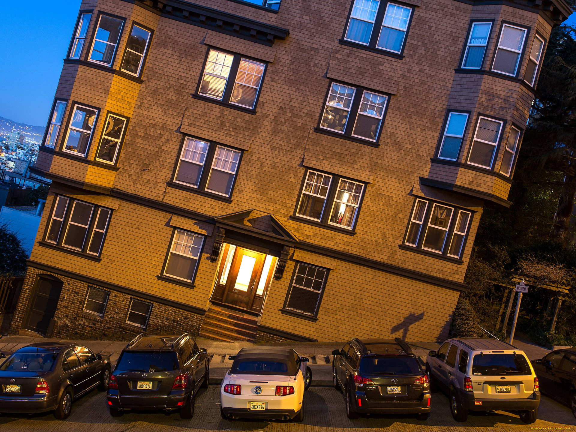 города, сан-франциско, , сша, дом, жилой, оригинальный